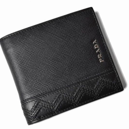 PRADA wallet for men 2MO912 SAFFIANO Saffiano black