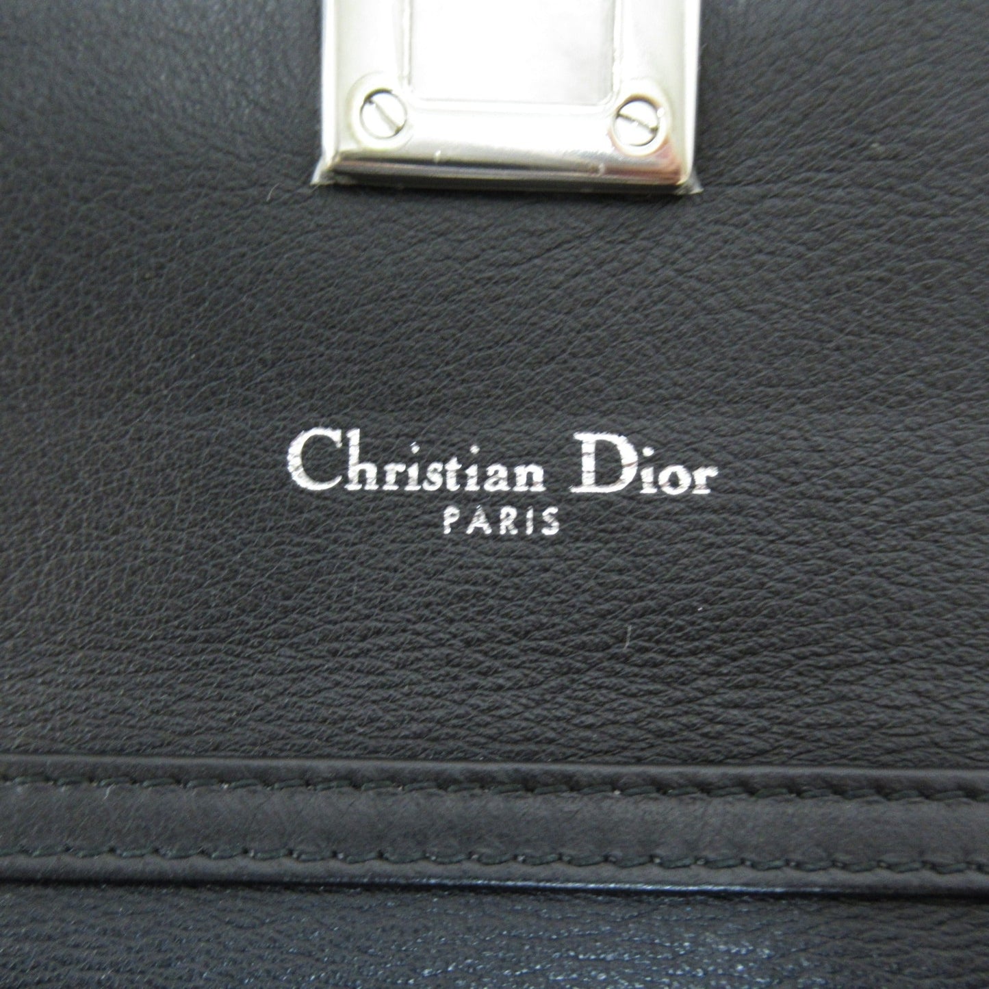 Dior Chain wallet Black leather