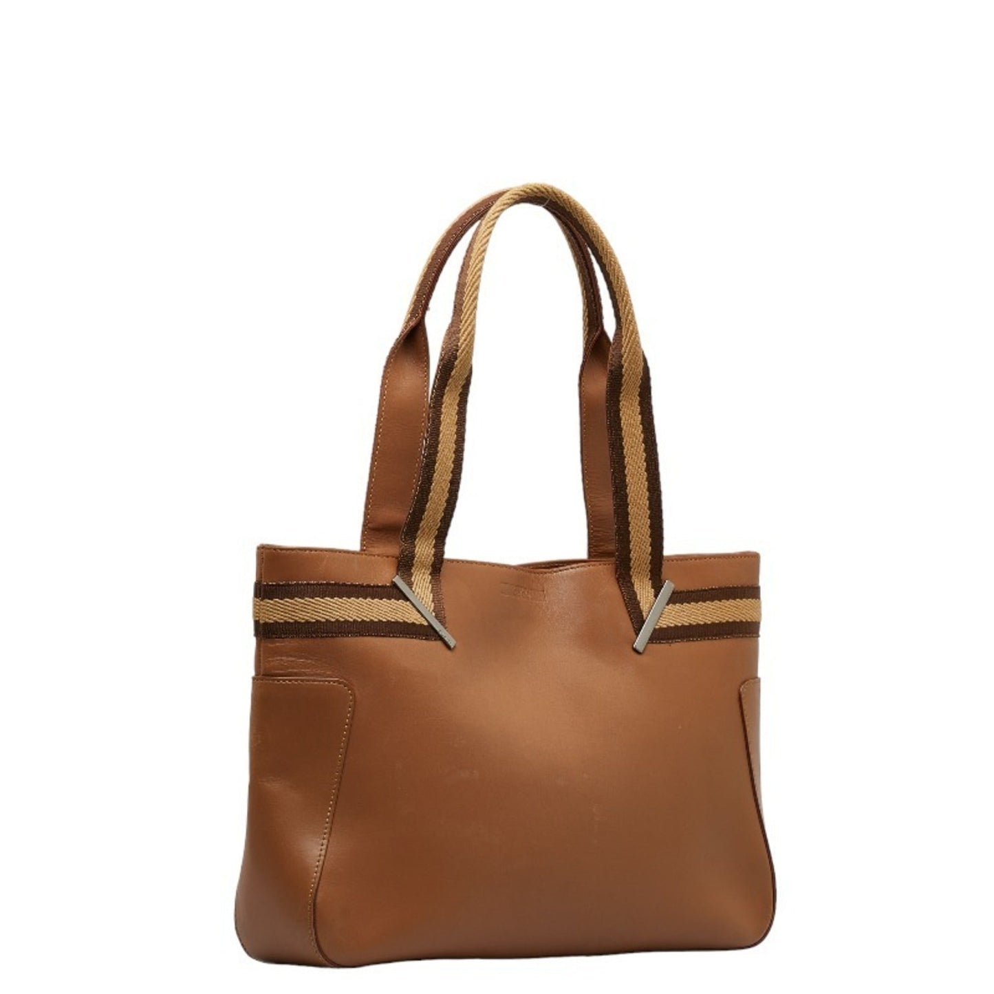 GUCCI handbag tote bag 002 1135 brown leather ladies