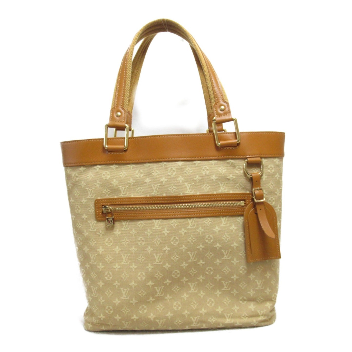 LOUIS VUITTON Lucille GM Tote Bag Beige Monogram mini leather M92683