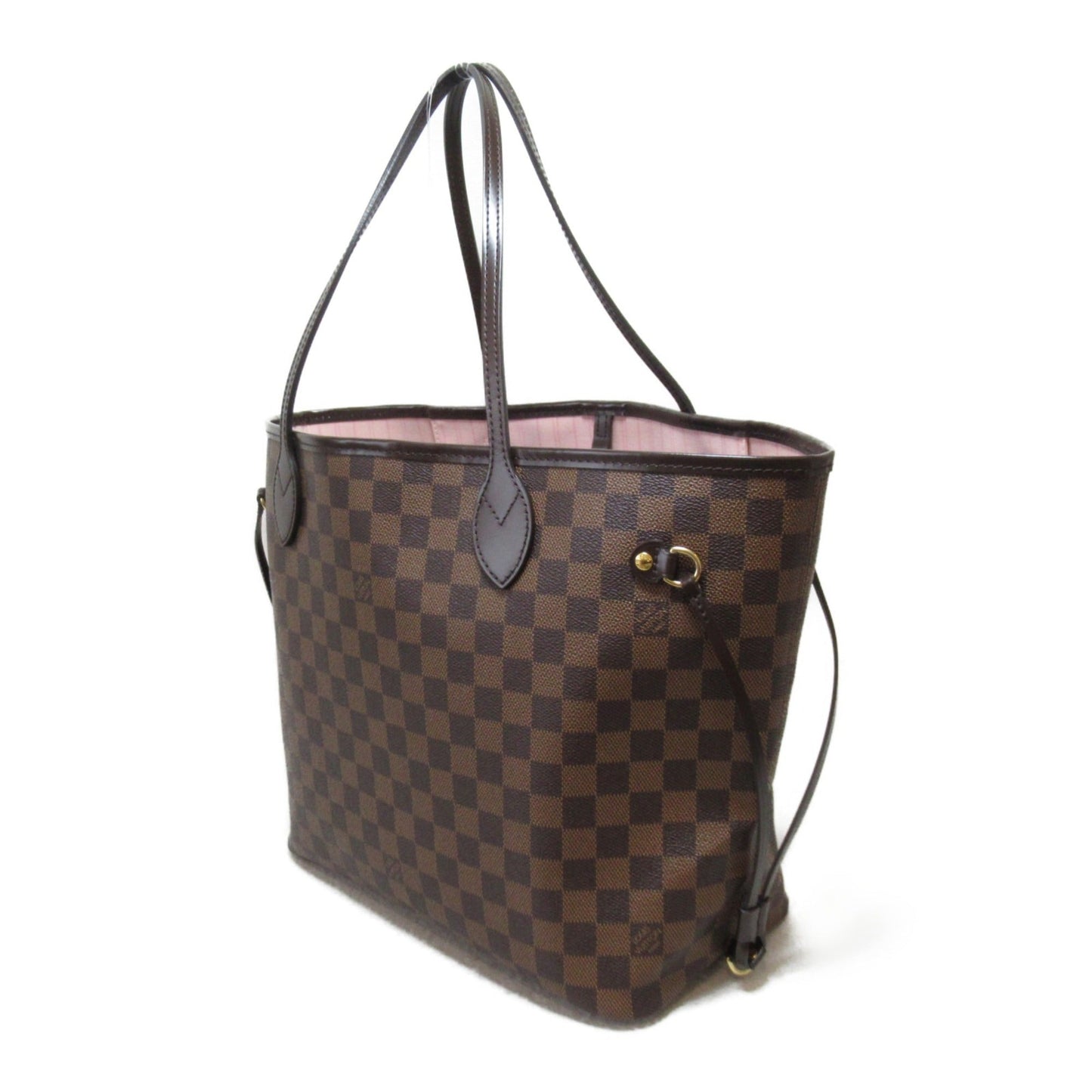 LOUIS VUITTON Neverfull MM Tote Bag Brown Rose Valerie Damier PVC coated canvas N41603