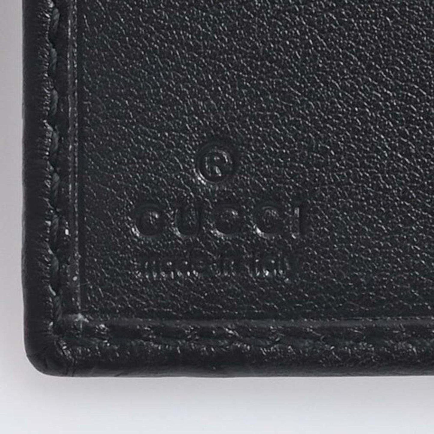 GUCCIsima Leather Bifold Wallet 212090 Black Women's