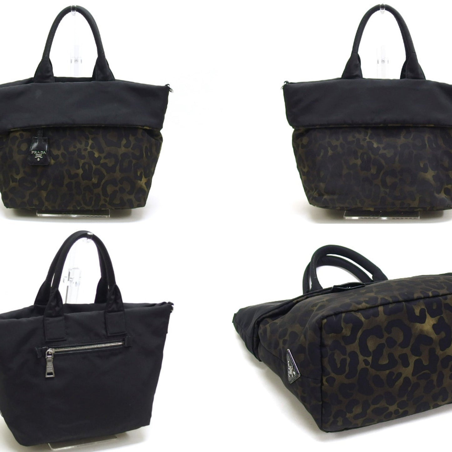 Prada 2WAY Nylon Bag Reversible Leopard Black 20181024 2-SS201909