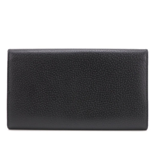 GUCCI 035.2149 Logo Long Wallet Black Men's