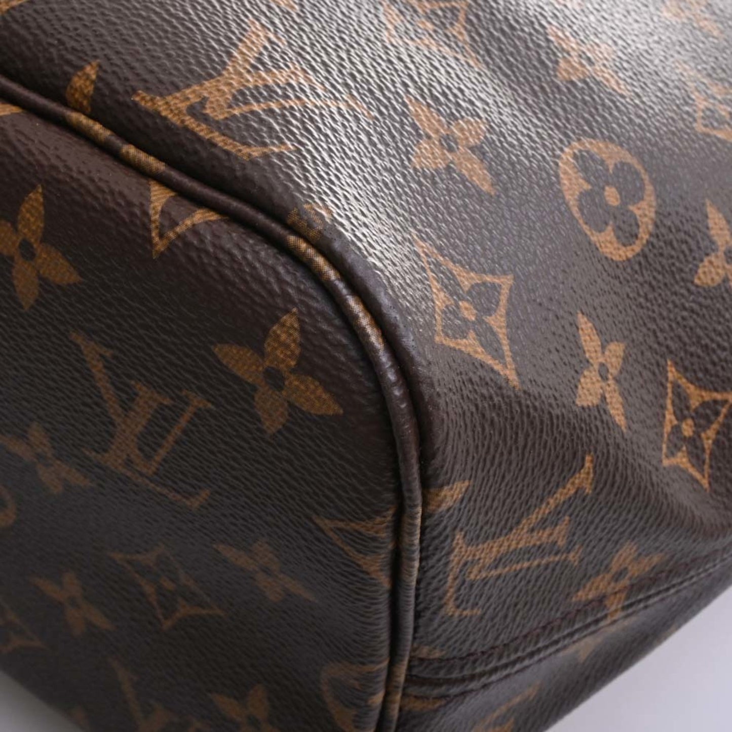 LOUIS VUITTON Monogram Totem Neverfull MM Tote Bag M41663 Brown Women's