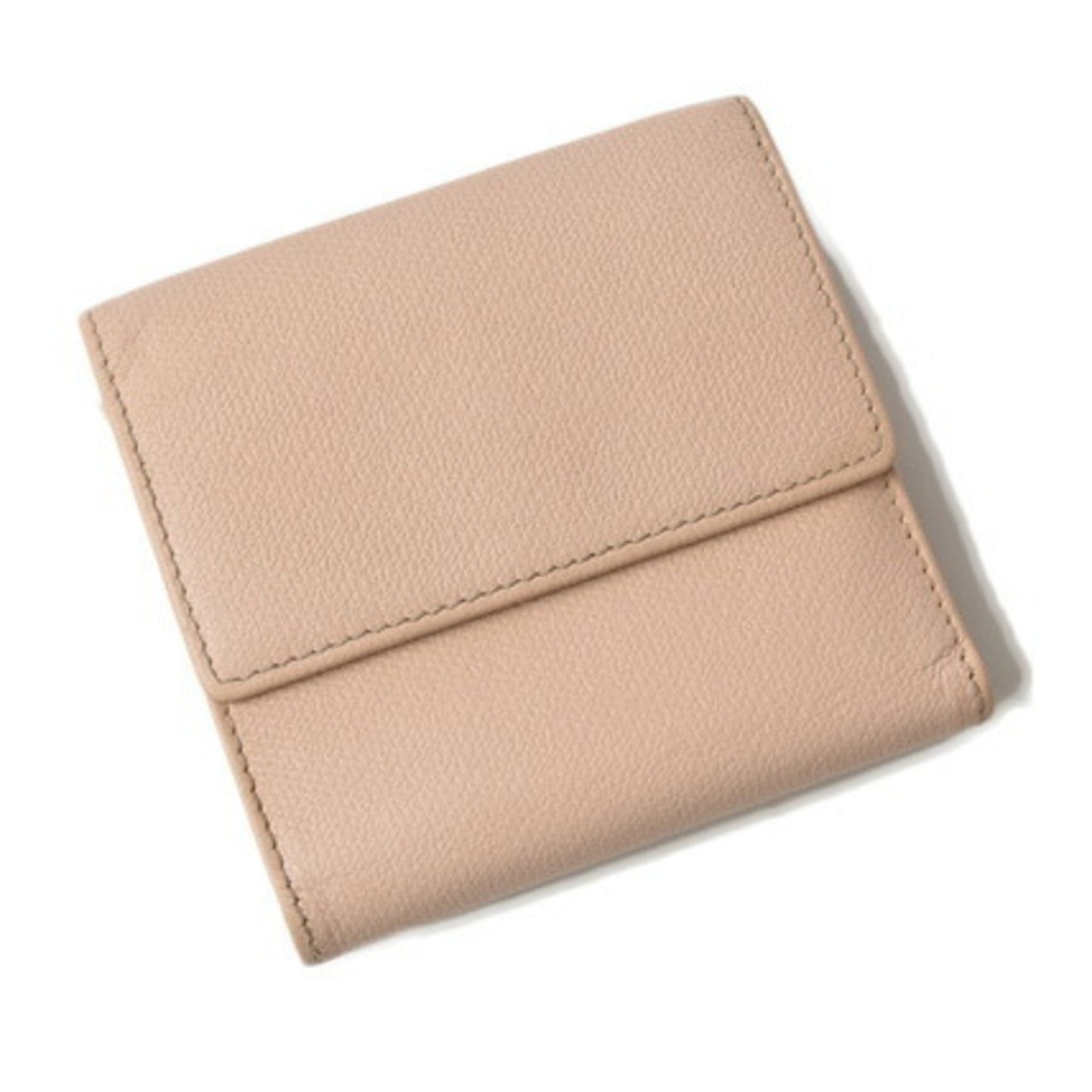 Chanel Folded Wallet Double Hook A20902 Coco Mark Beige