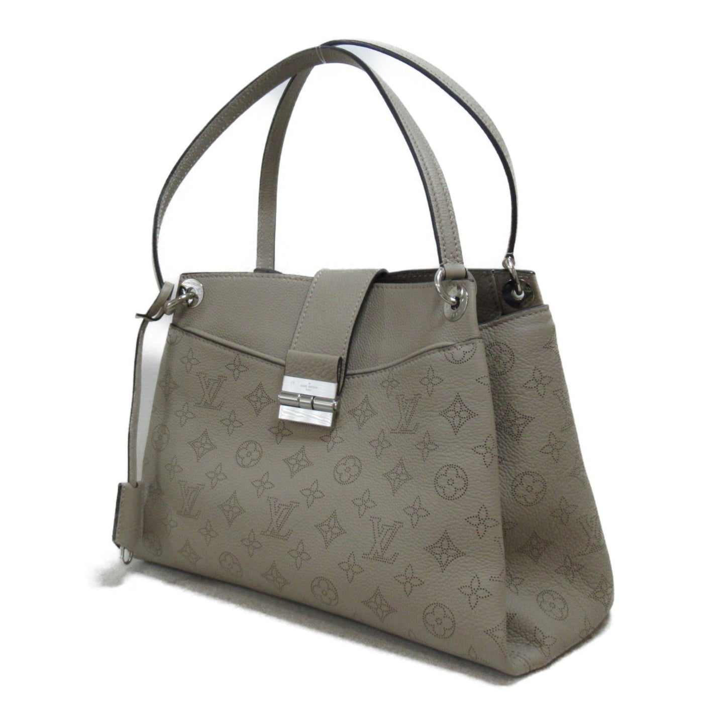 LOUIS VUITTON Setovurt tote bag Gray Galet Mahina leather M41791