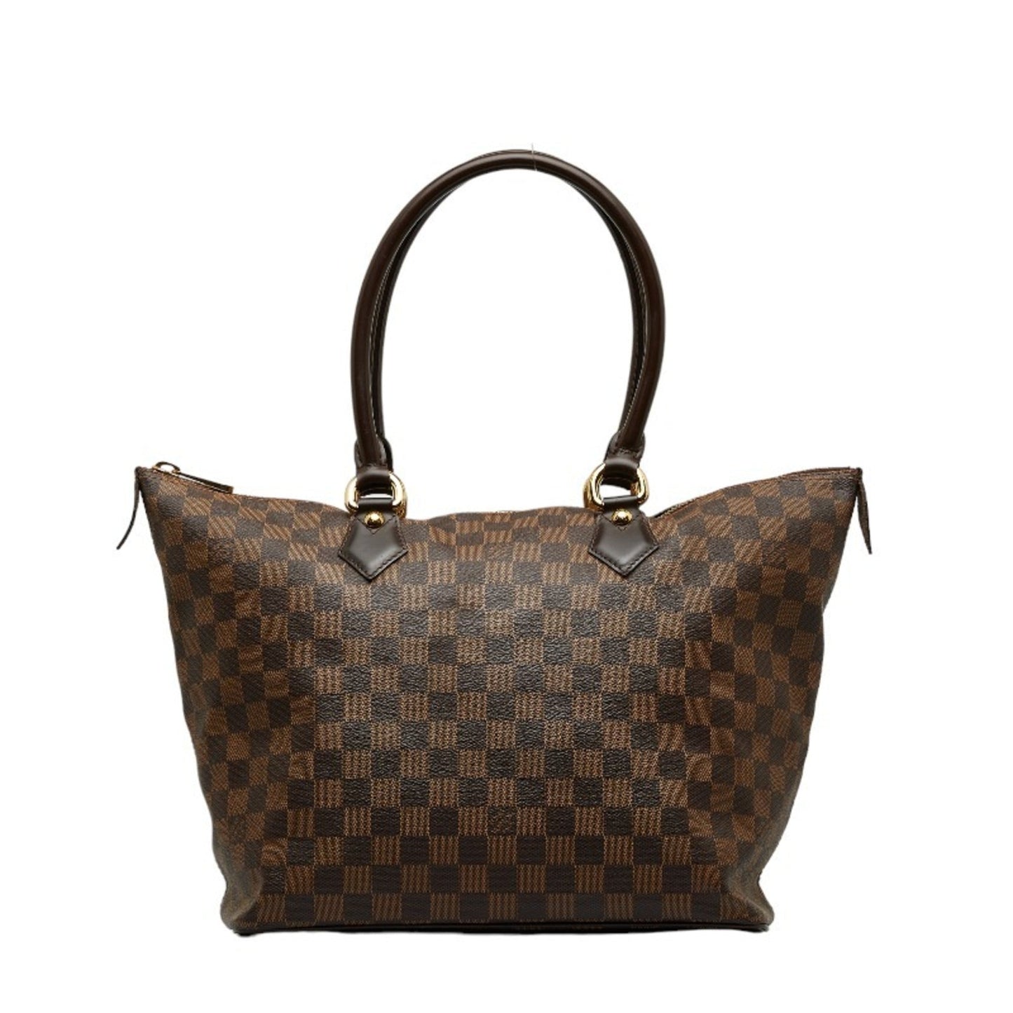 LOUIS VUITTON Damier Saleya MM Handbag Tote Bag N51188 Brown PVC Leather Ladies