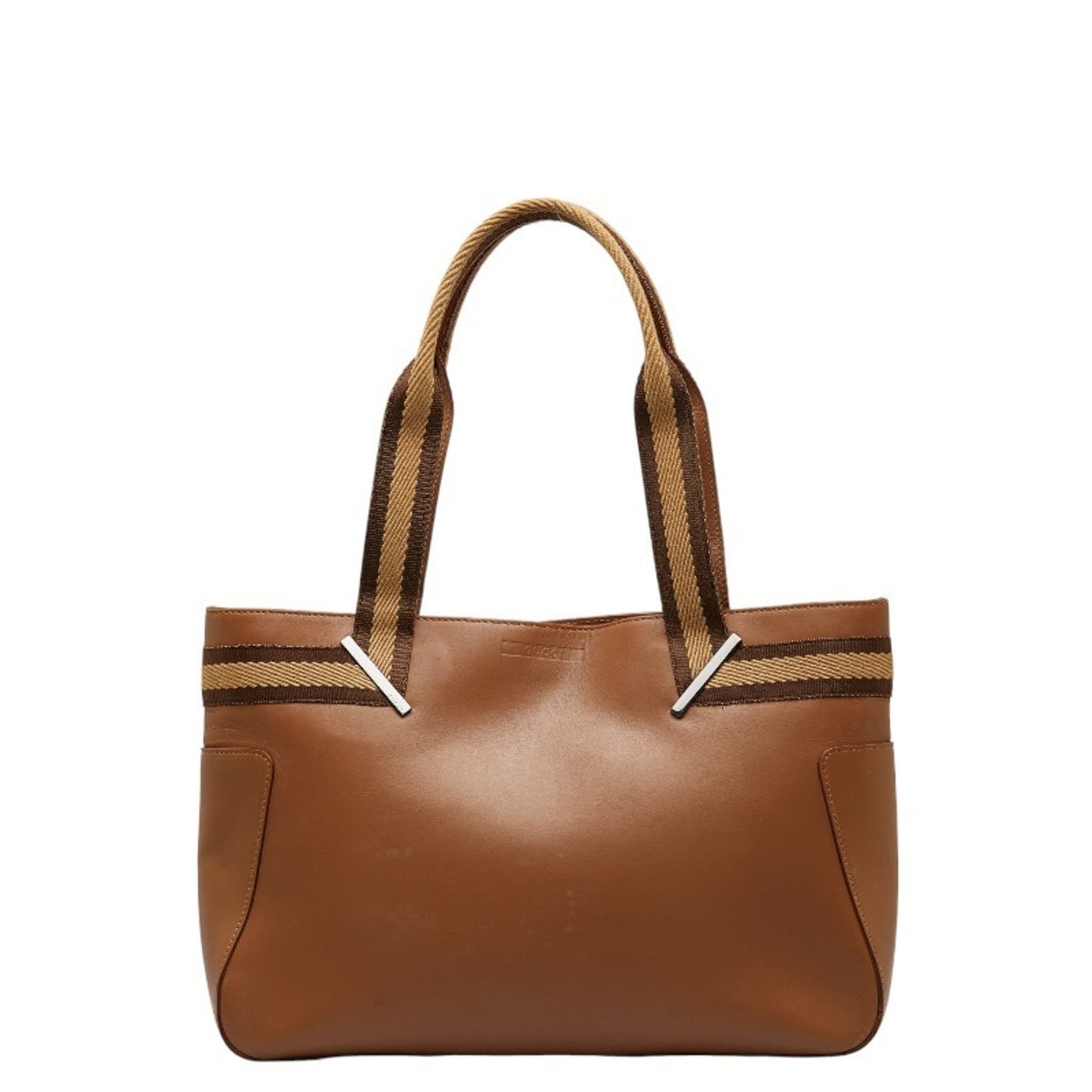 GUCCI handbag tote bag 002 1135 brown leather ladies