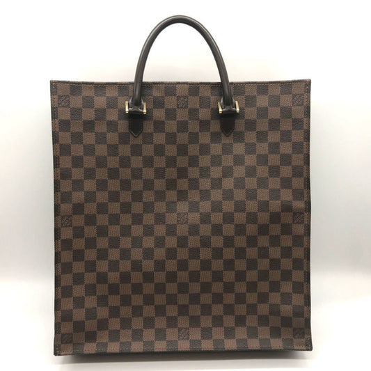 LOUIS VUITTON Tote Bag Sappura Damier Brown x Black N51140