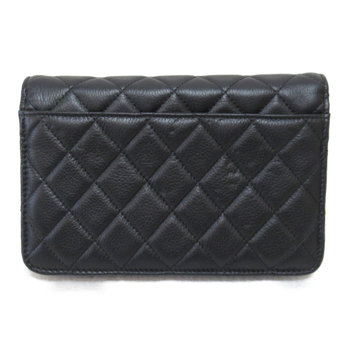 CHANEL Chain wallet Shoulder Bag Black Calfskin [cowhide]