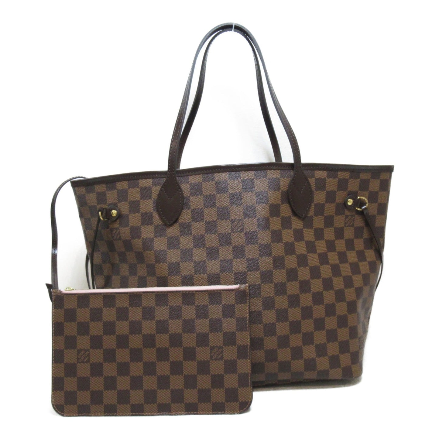 LOUIS VUITTON Neverfull MM Tote Bag Brown Damier PVC coated canvas N41603