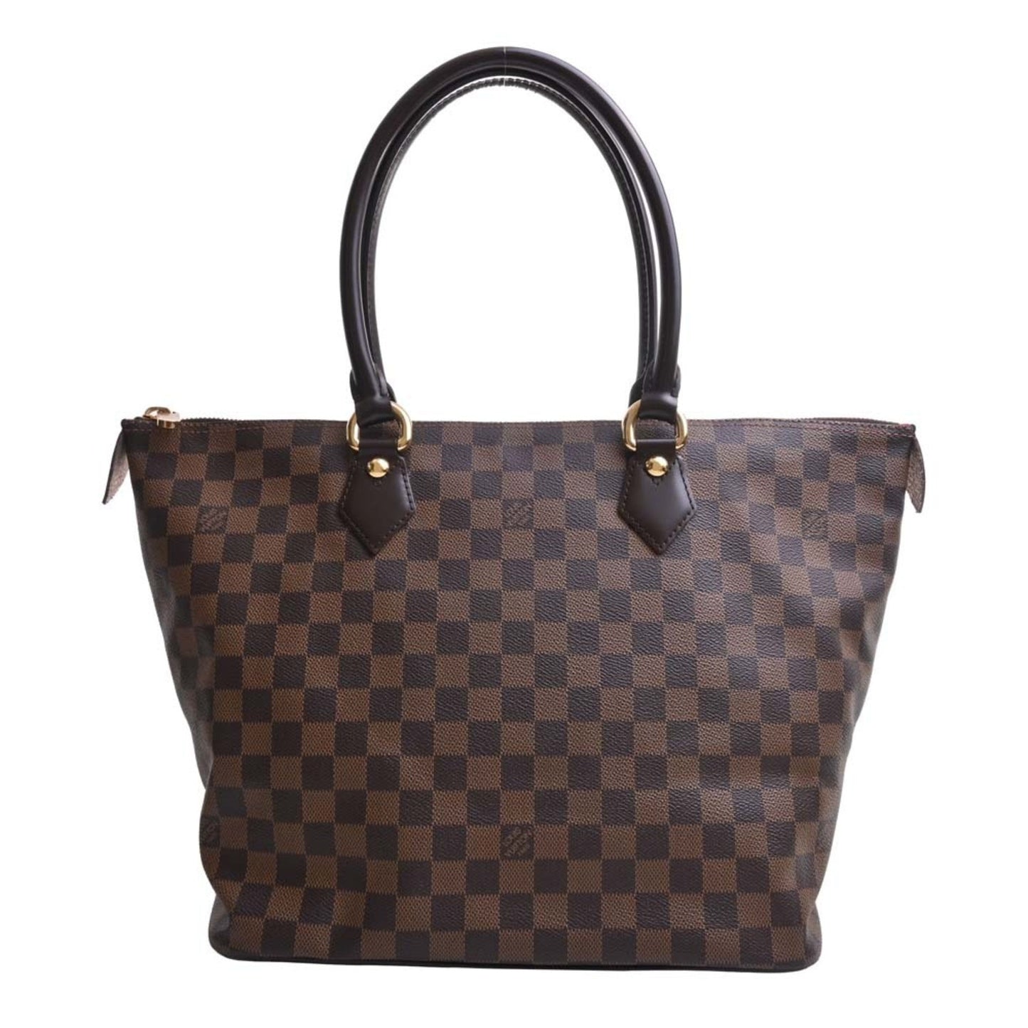 LOUIS VUITTON Damier Saleya MM Tote Bag N51182 Brown Women's