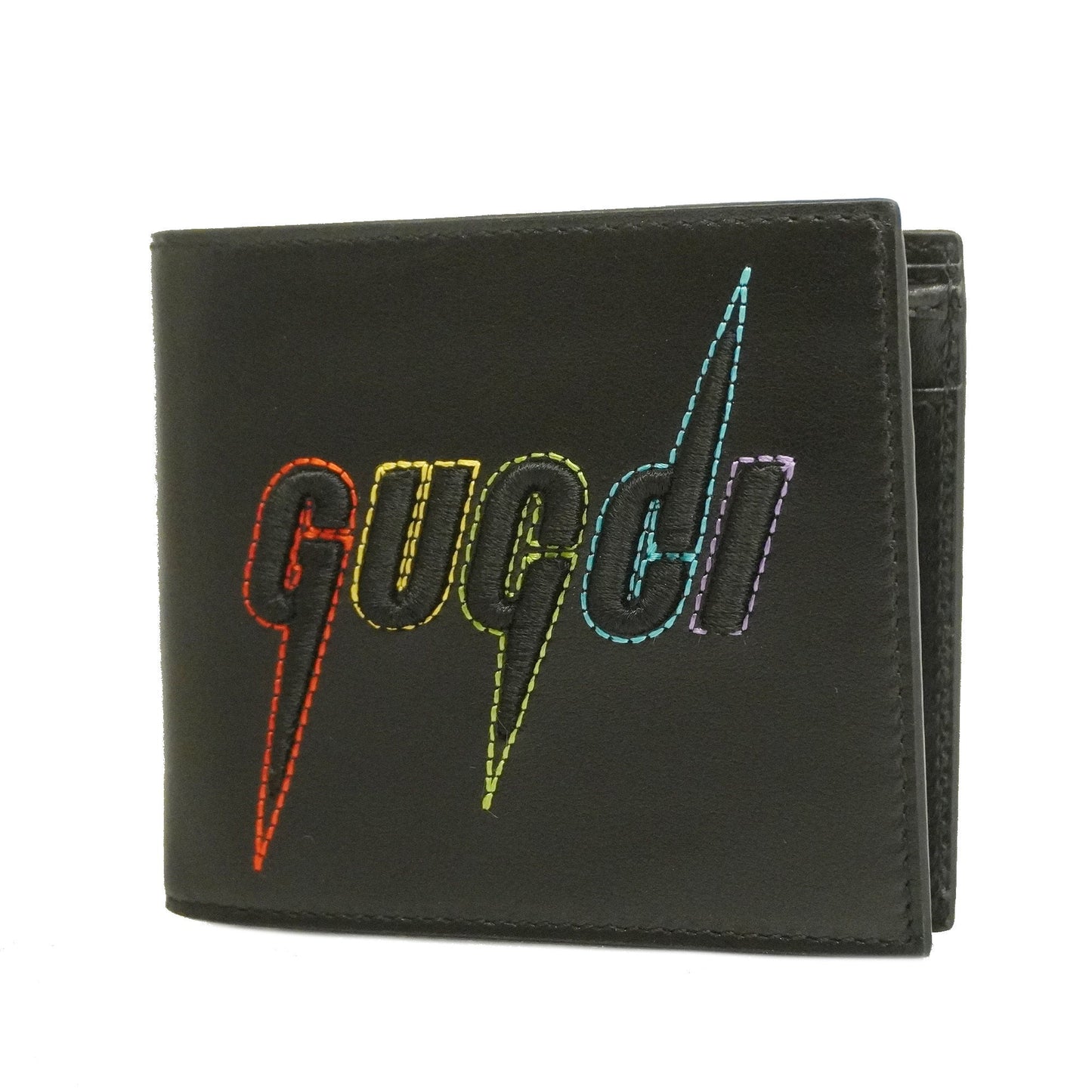 GUCCI  Wallet 598252 Silver Hardware Men,Women,Unisex Leather Wallet