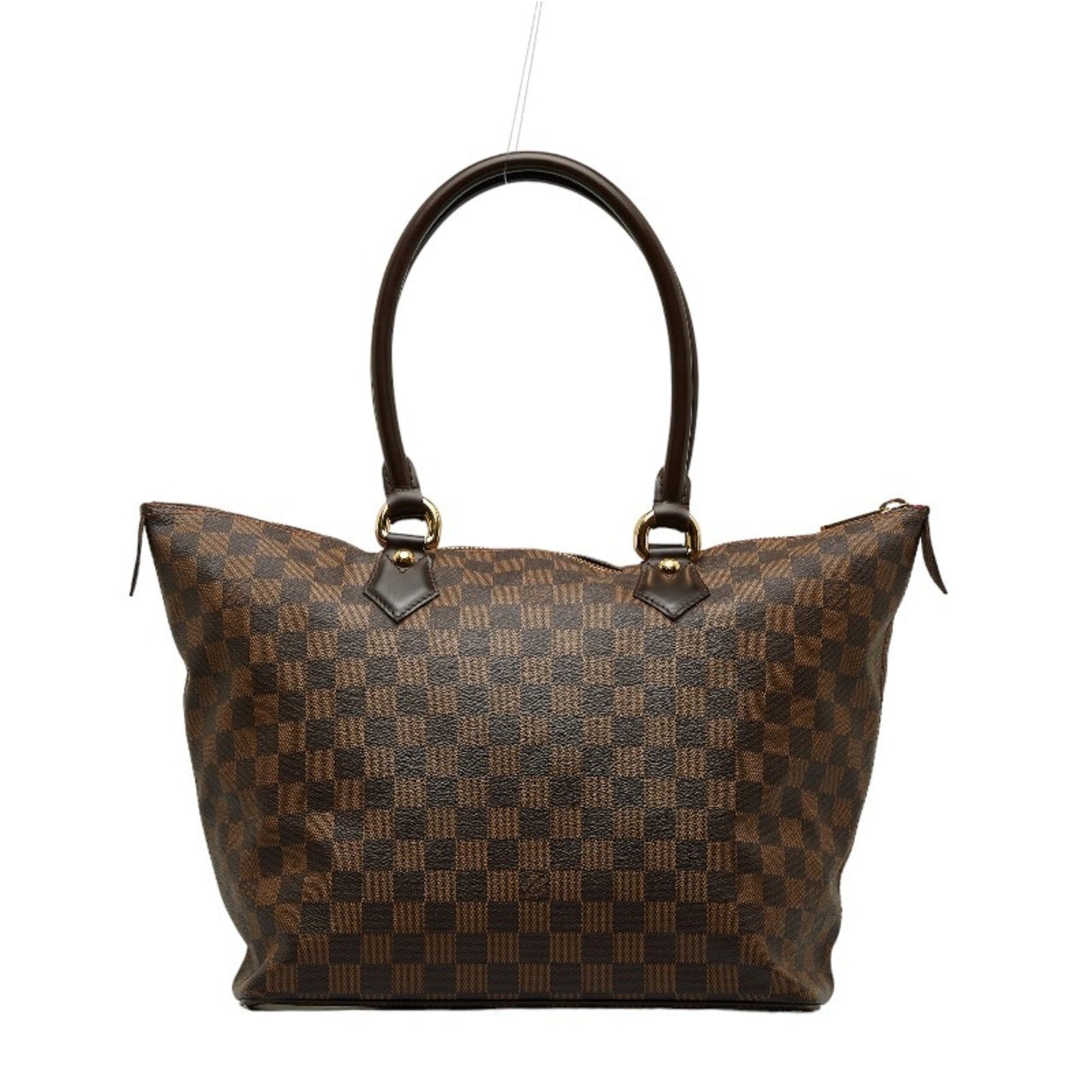 LOUIS VUITTON Damier Saleya MM Handbag Tote Bag N51188 Brown PVC Leather Ladies