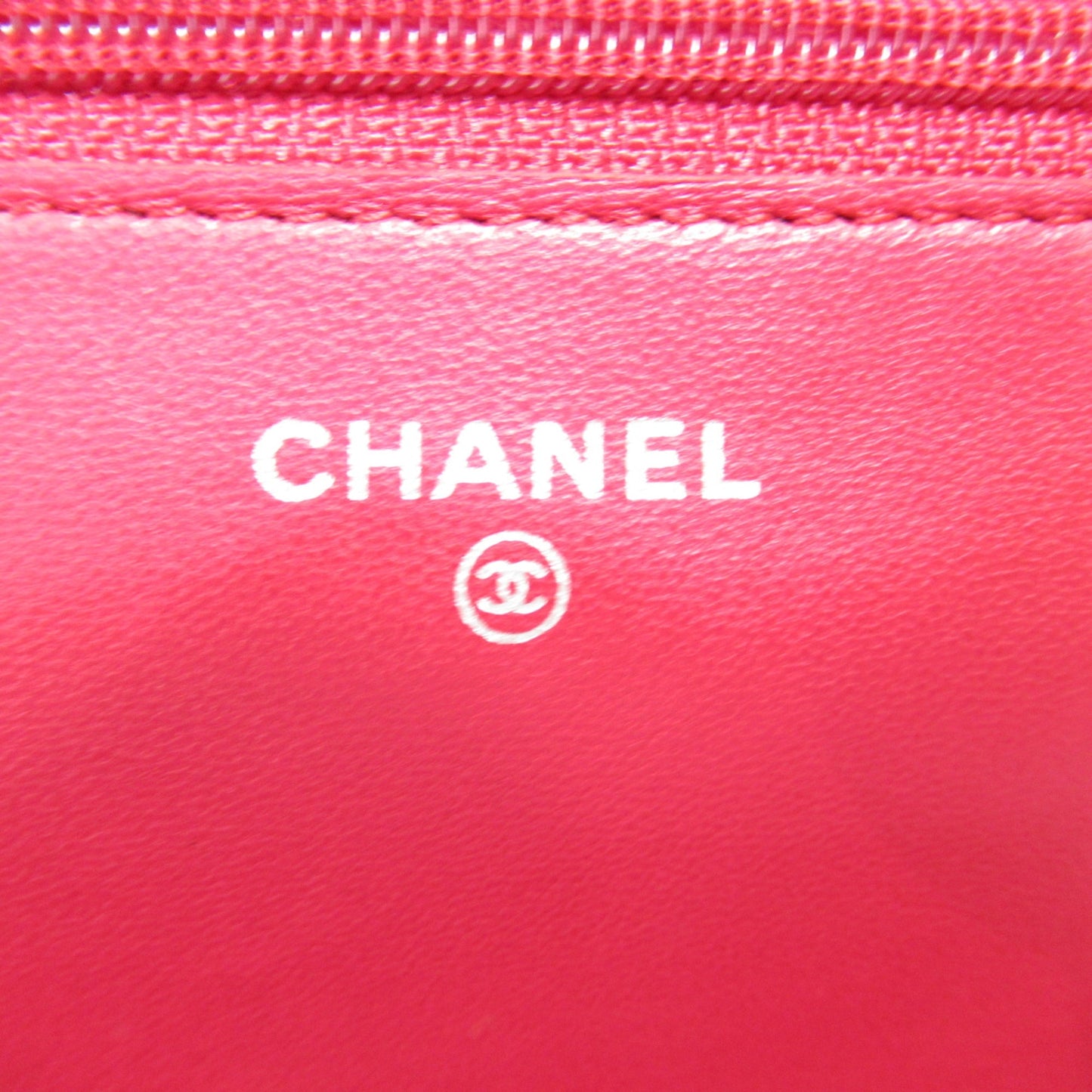 CHANEL Chain wallet Shoulder Bag Pink Lambskin [sheep leather]