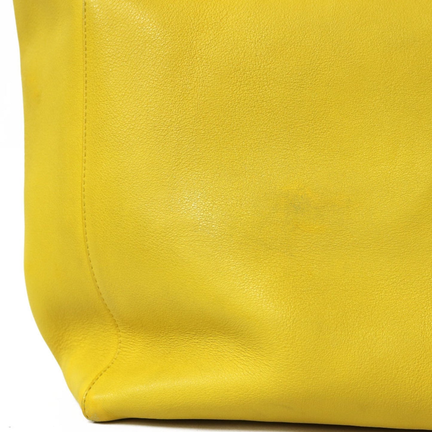 Celine Shoulder Bag Hippo Phantom Tote 2way Yellow Ladies