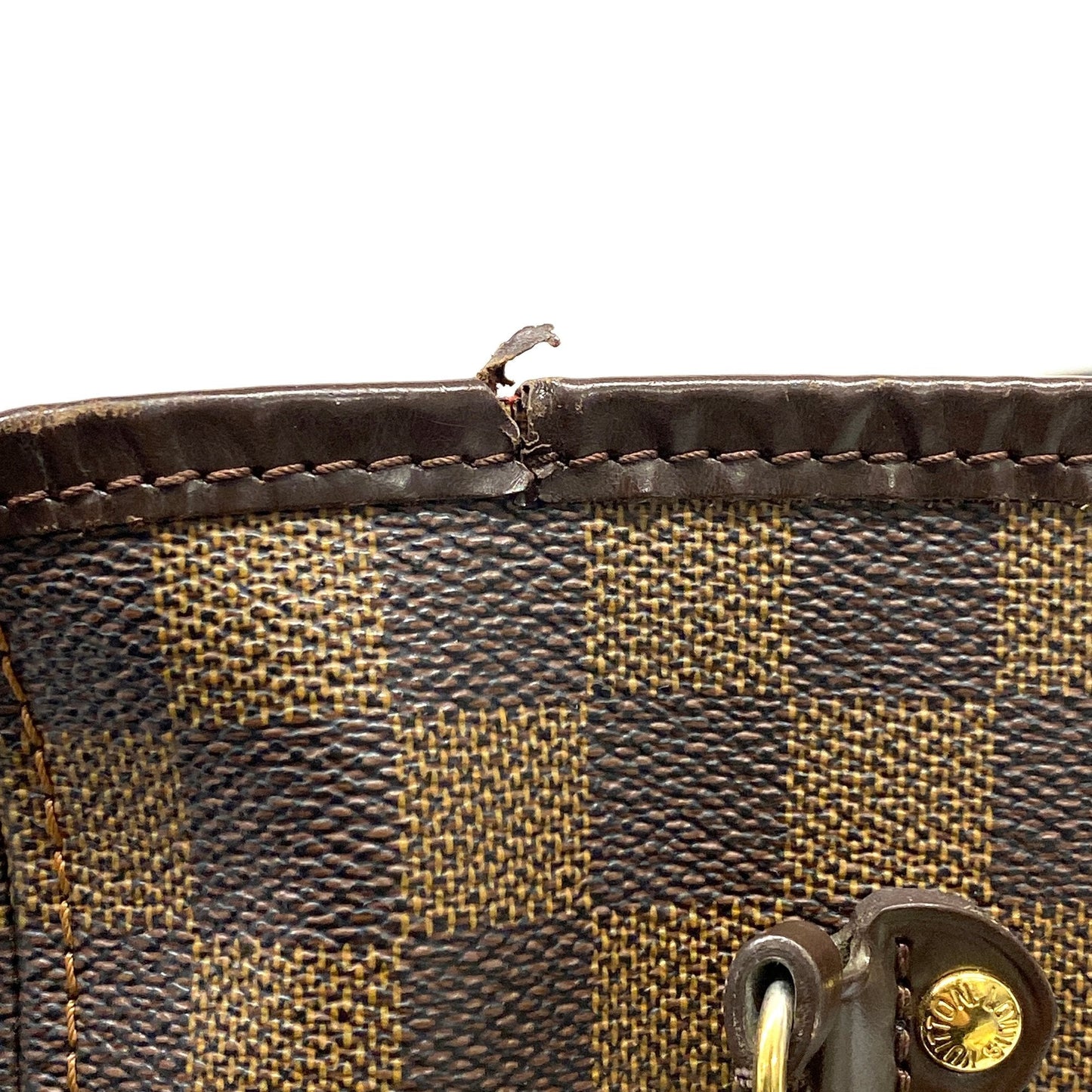 LOUIS VUITTON Auth  Damier Neverfull MM N51105 Women's Tote Bag