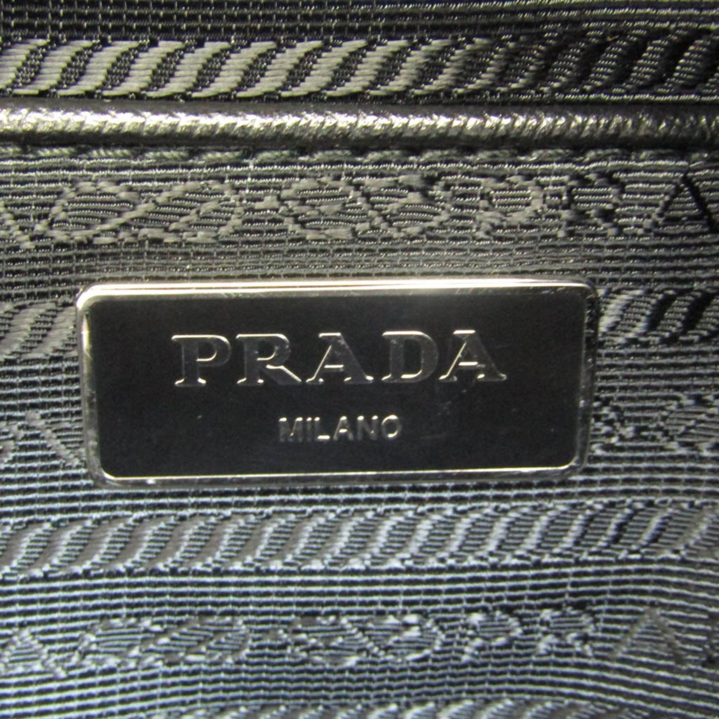 PRADA TESSUTO Women,Men Nylon Shoulder Bag Black