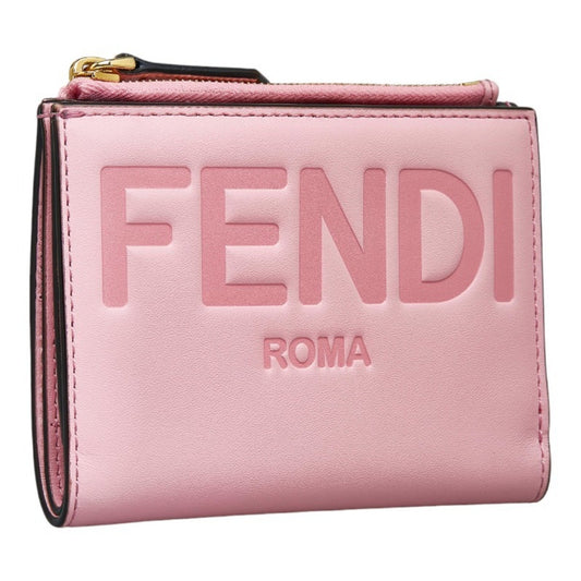 FENDI bifold wallet 8M0447 pink leather ladies