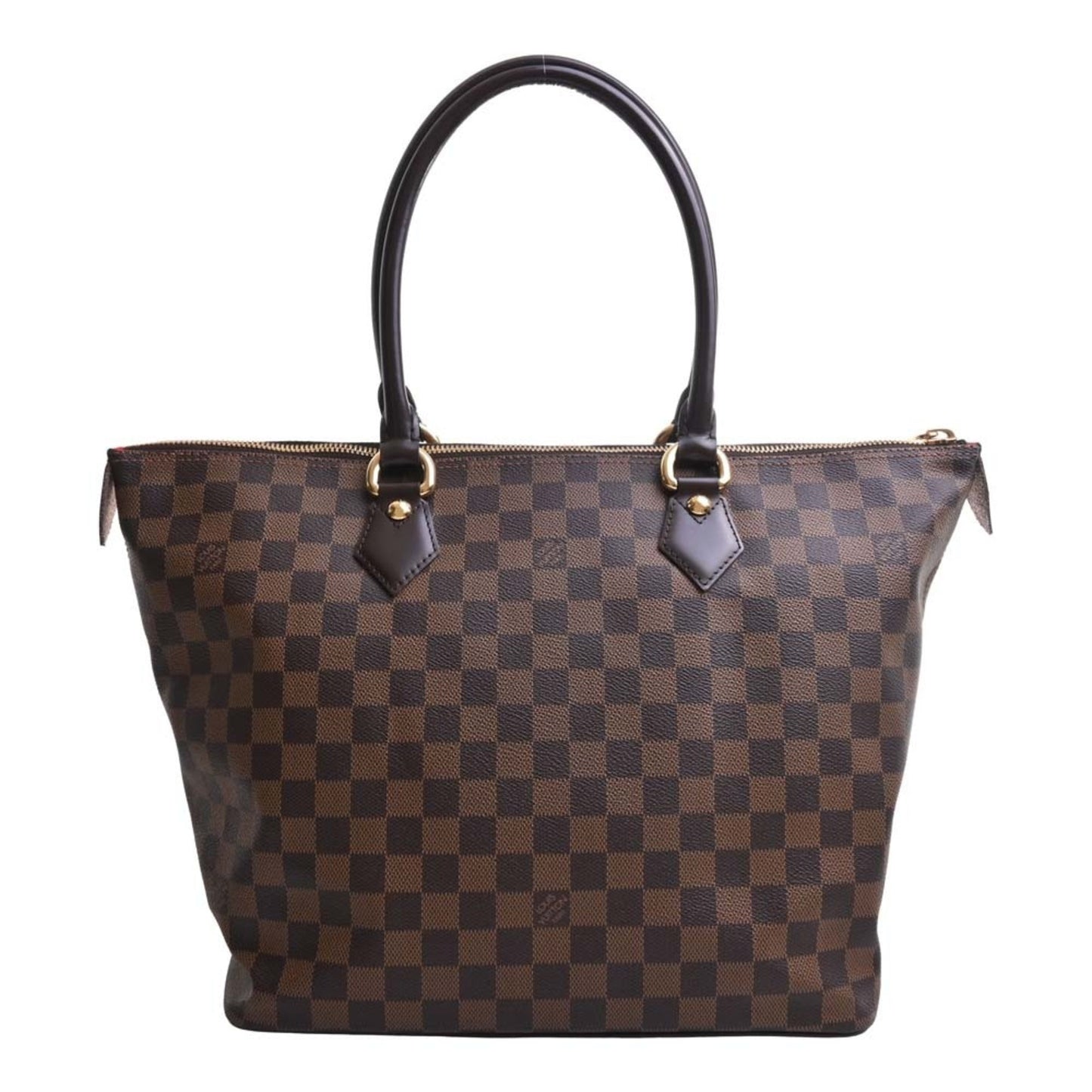 LOUIS VUITTON Damier Saleya MM Tote Bag N51182 Brown Women's