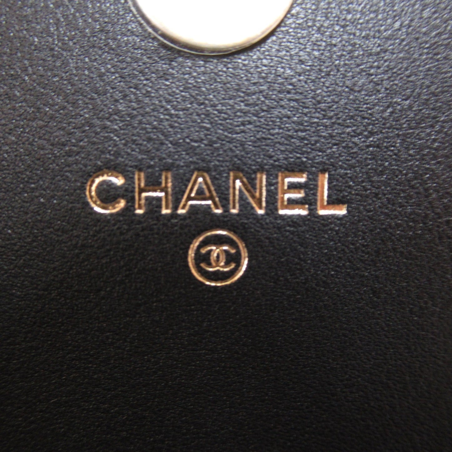 CHANEL Chain wallet Shoulder Bag Black Calfskin [cowhide]