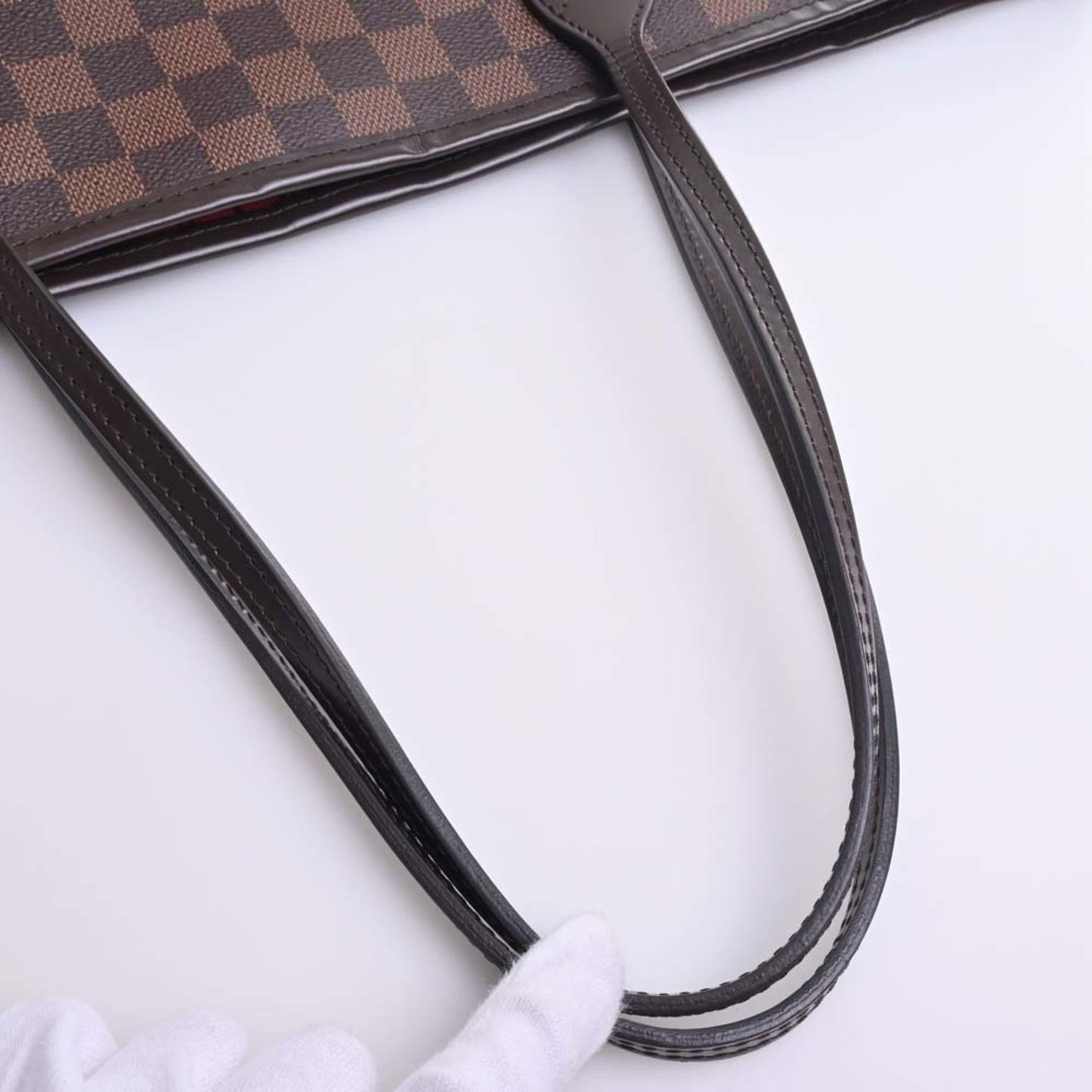 LOUIS VUITTON Damier Neverfull MM Tote Bag N41358 Brown Women's