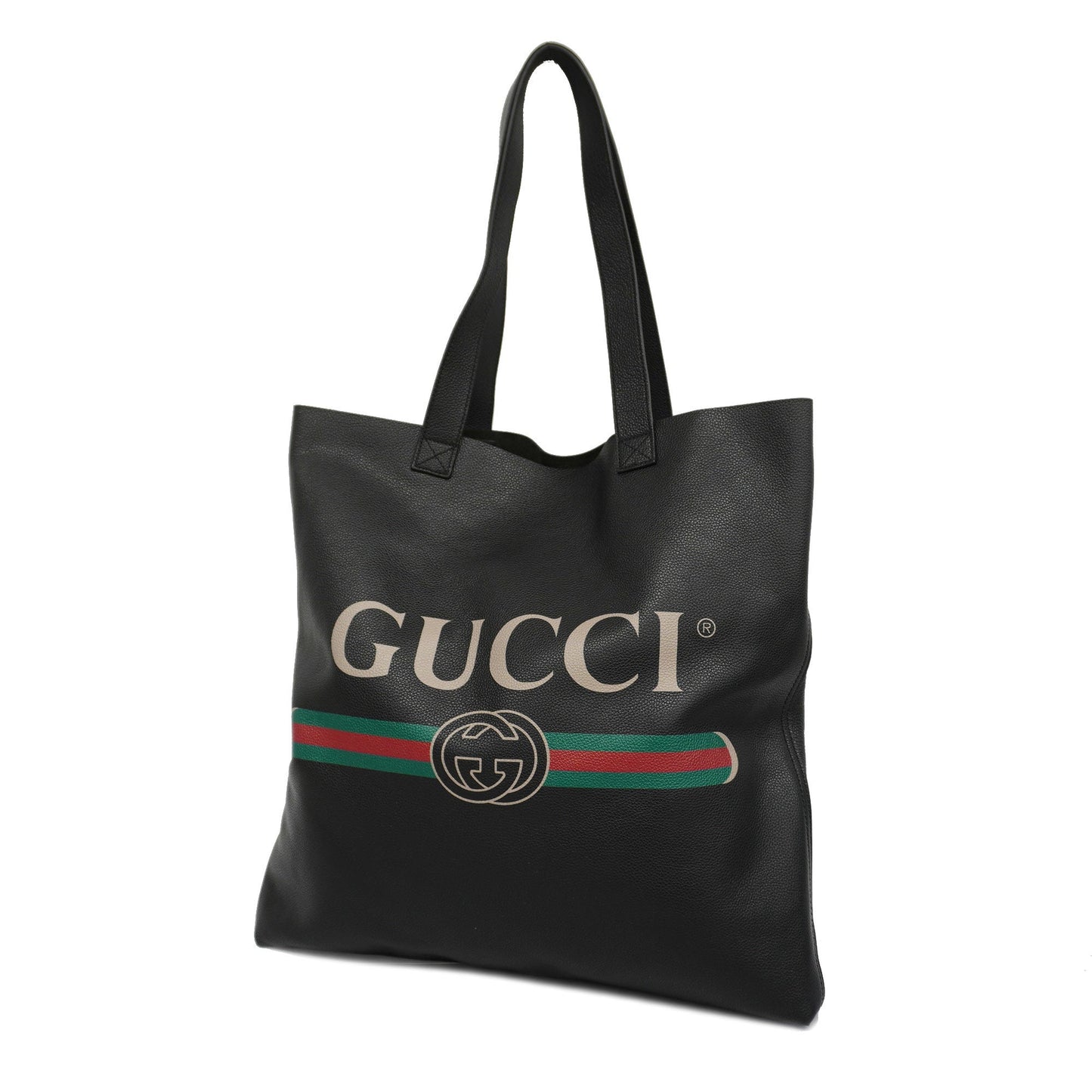 GUCCIAuth  Tote Bag 572768 Men's Undefined,Leather Tote Bag Black