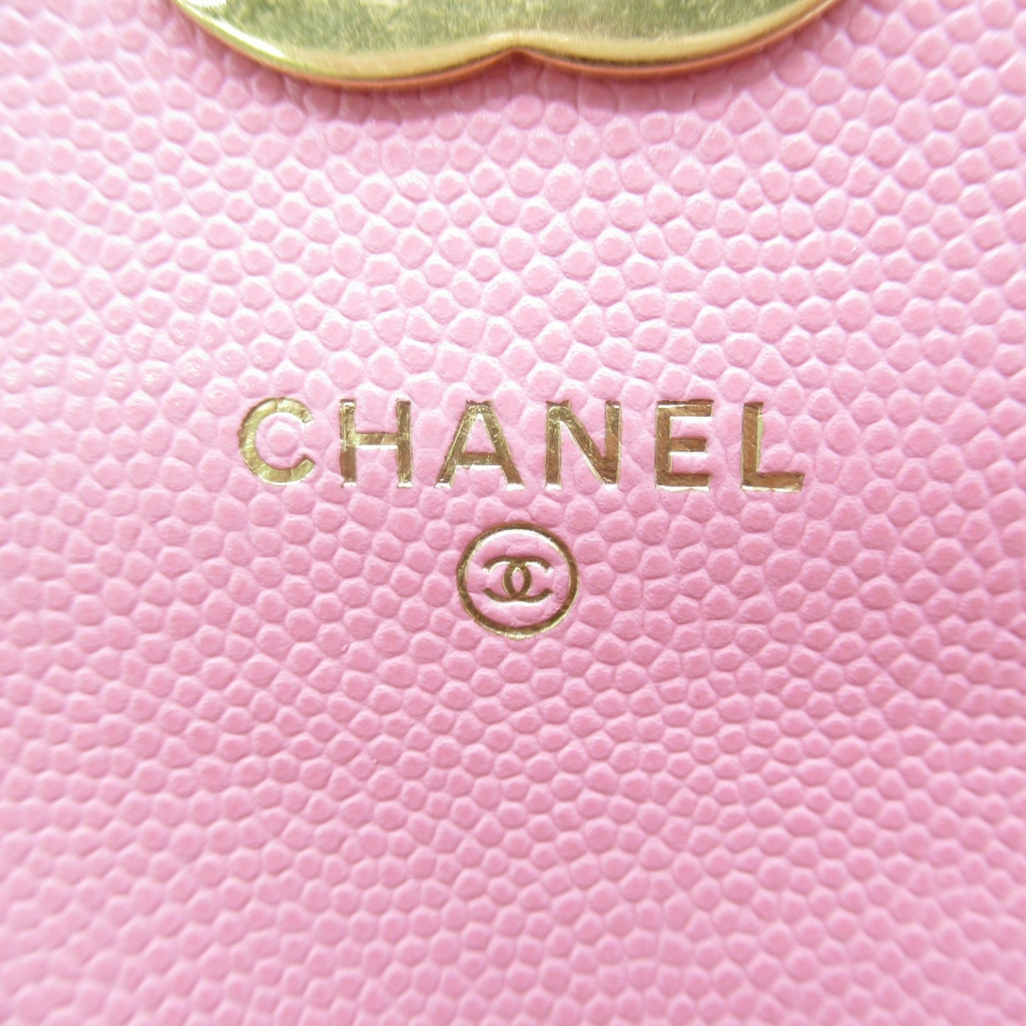 CHANEL Chain wallet Shoulder Bag Pink Caviar Skin [Grained Calf]