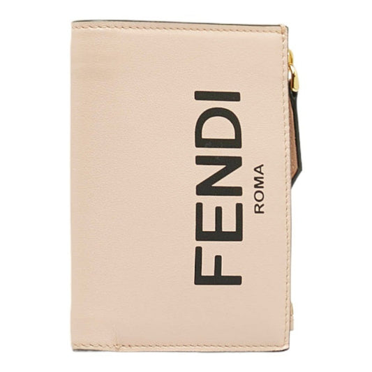 FENDI bifold wallet 8M0447 pink leather ladies