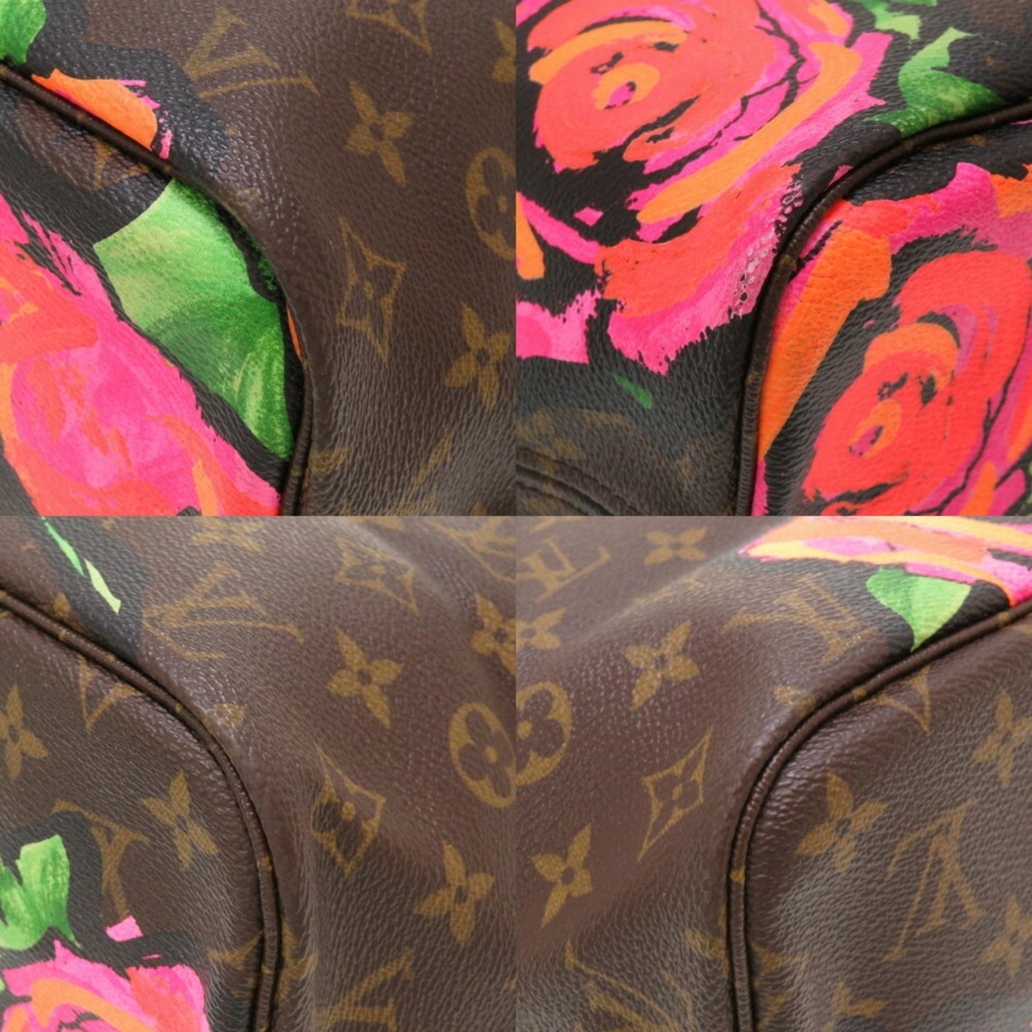 LOUIS VUITTON Monogram Rose Neverfull MM M48613 Tote Bag