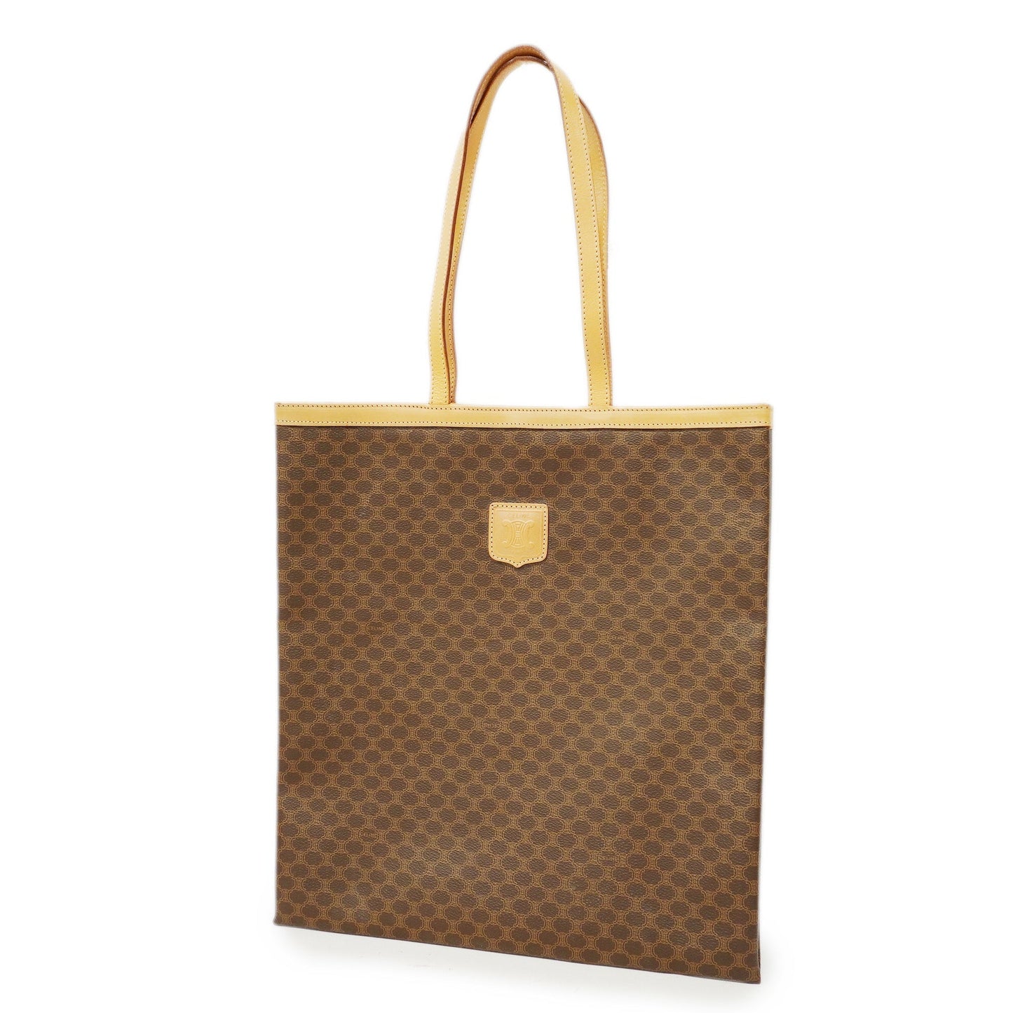 Celine  Macadam Tote Bag Women's PVC Tote Bag Brown