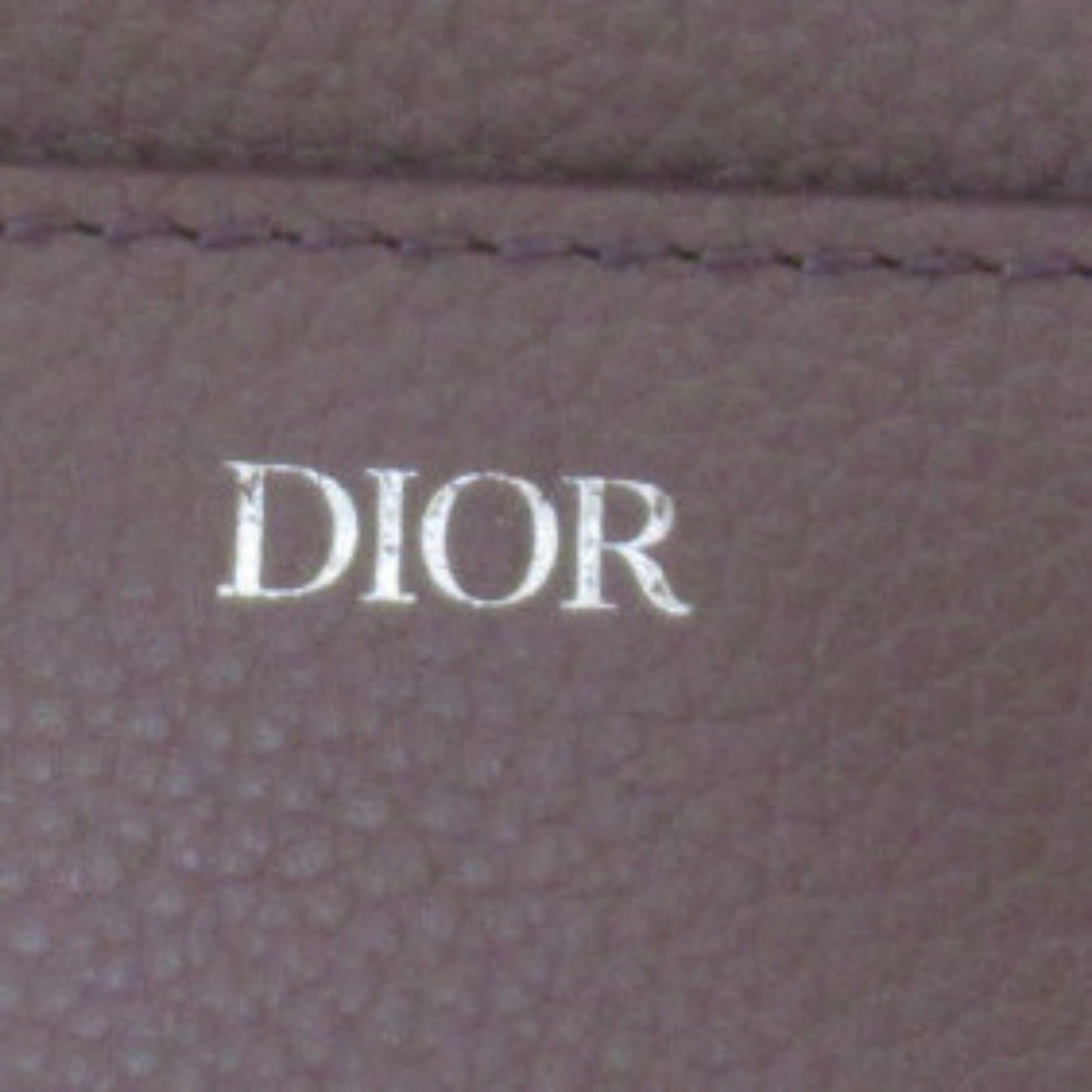 Dior Pouch Brown leather