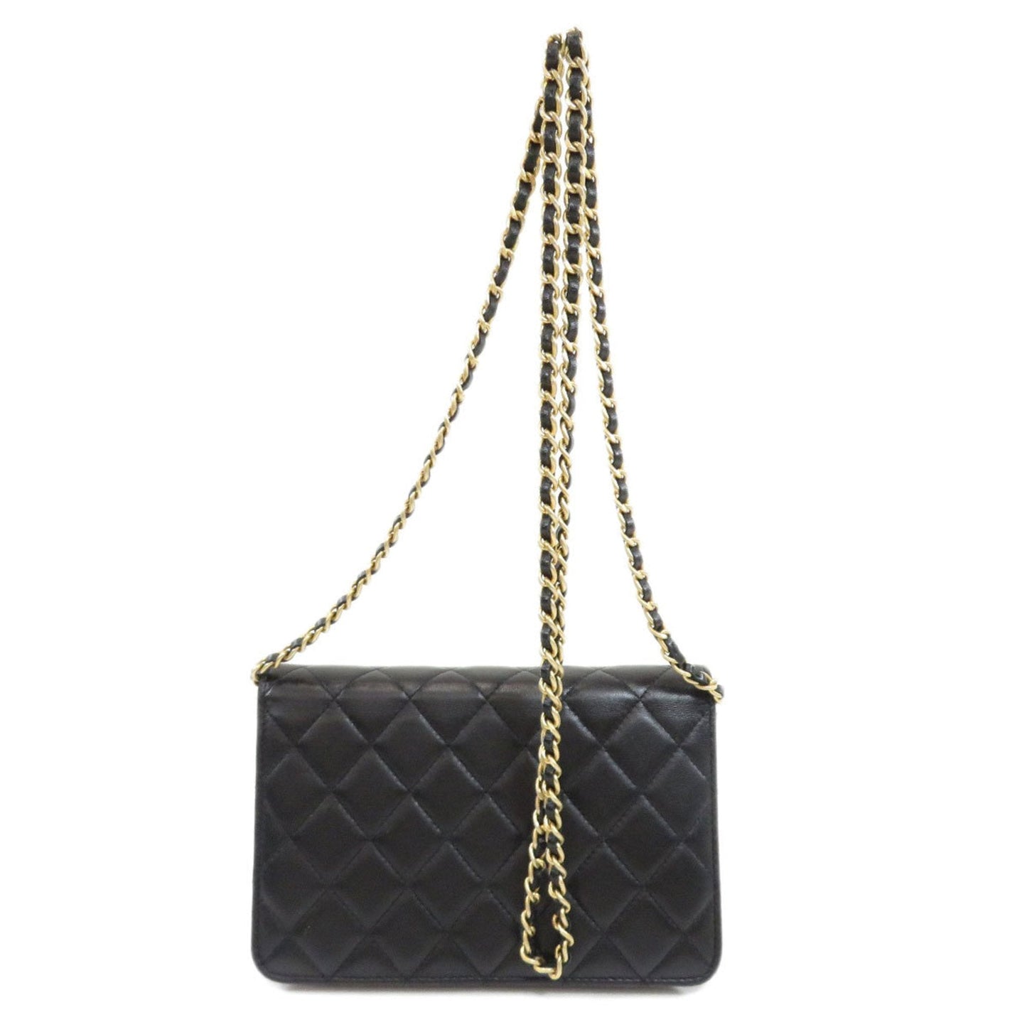 Chanel Chain Matelasse Long Wallet Lambskin Ladies