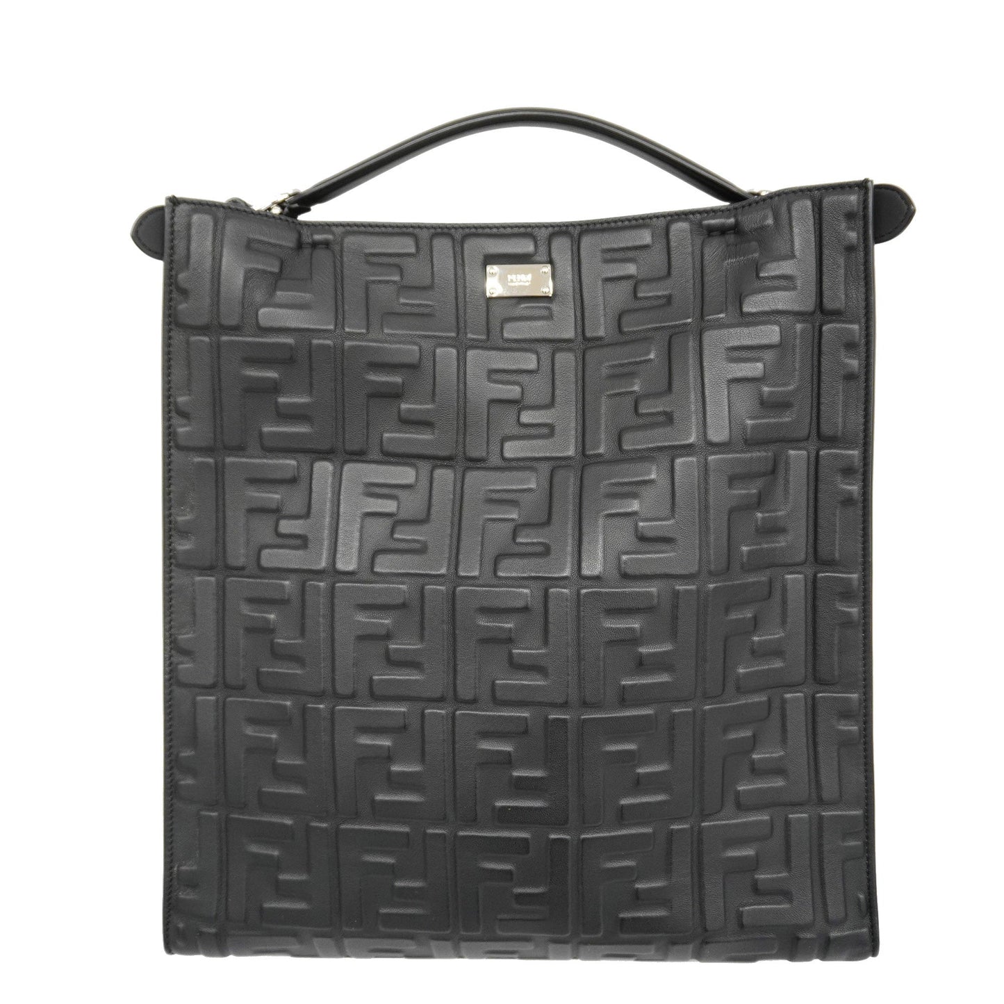 FENDI   Peekaboo 2WAY Bag X Light Fit Leather Handbag