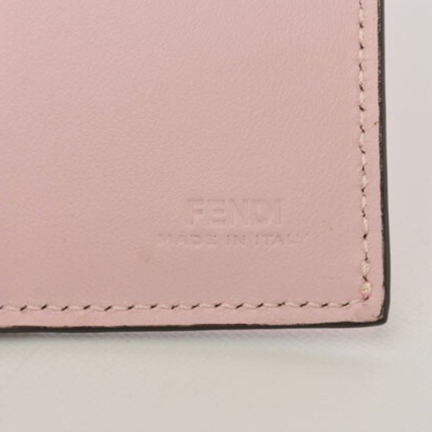 Fendi Bifold Wallet 8M0387 A18B F0NVJ Soft Leather Peonia