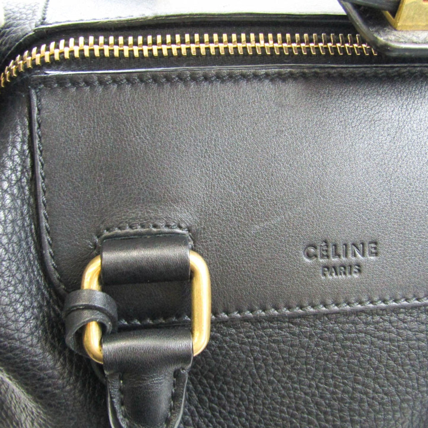 Celine Women's Leather Handbag Black