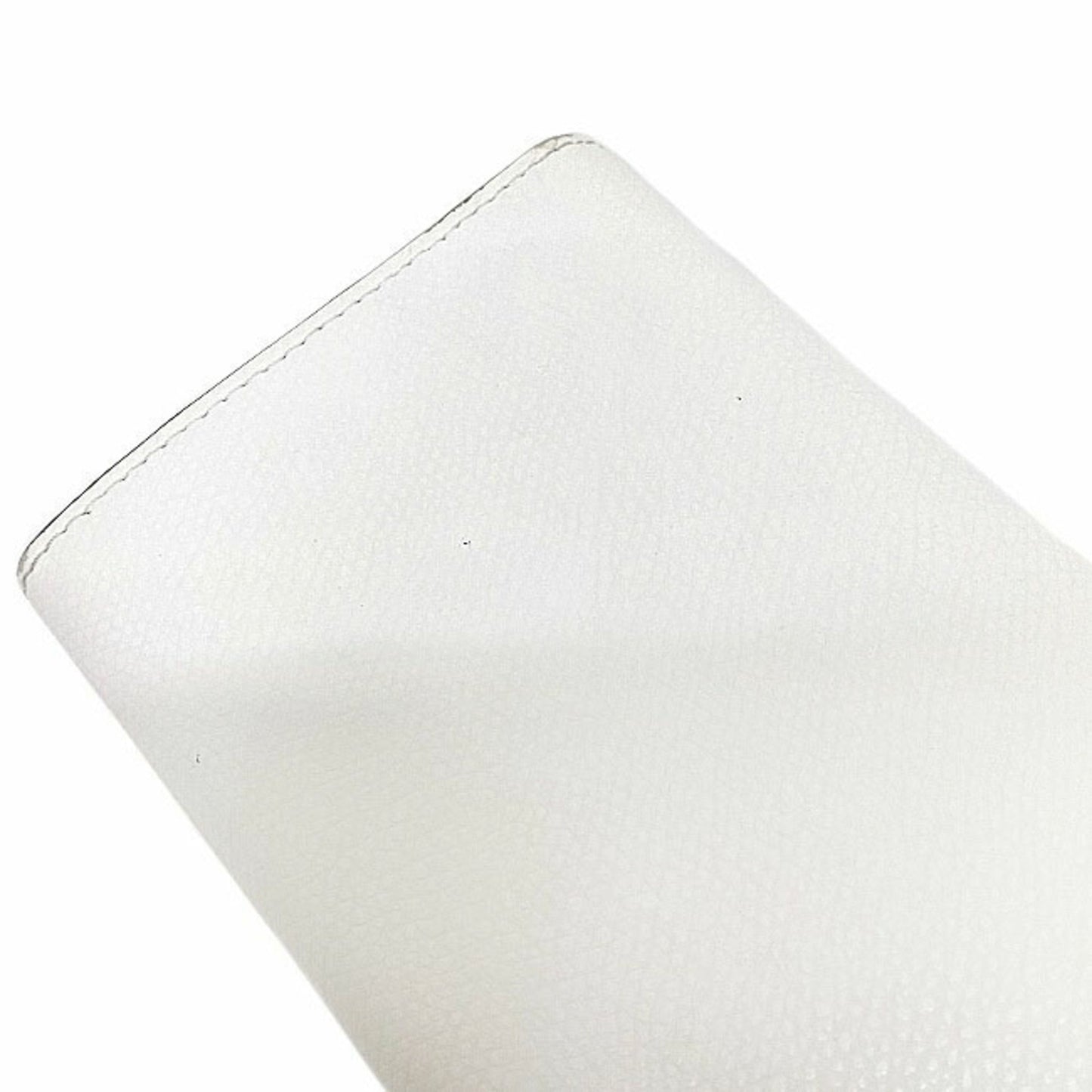 Fendi Bifold Long Wallet White Gold Fizu 8M0251 A18B Leather GP FENDI Women's