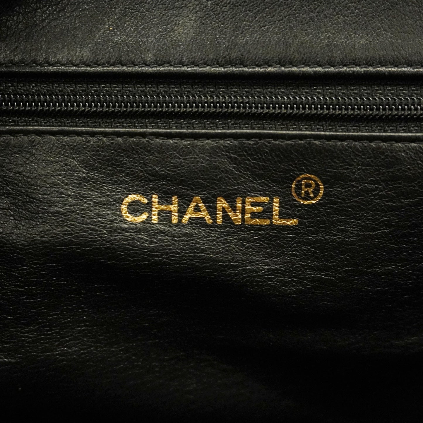 CHANEL  Chain Shoulder Women's Leather Tote Bag Black