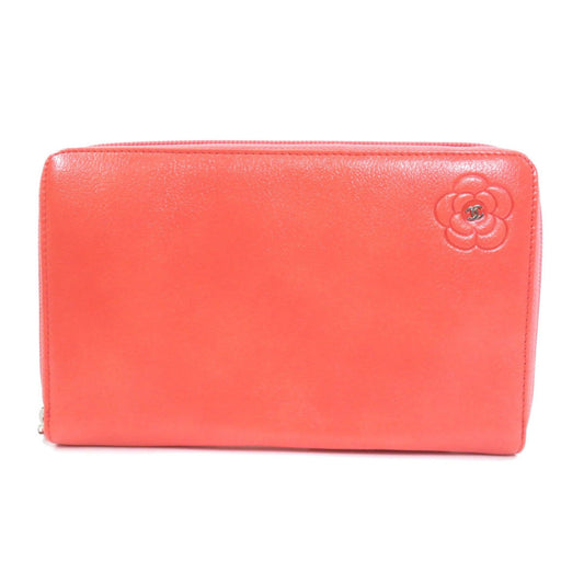 Chanel Coco Mark Long Wallet Calf Ladies CHANEL