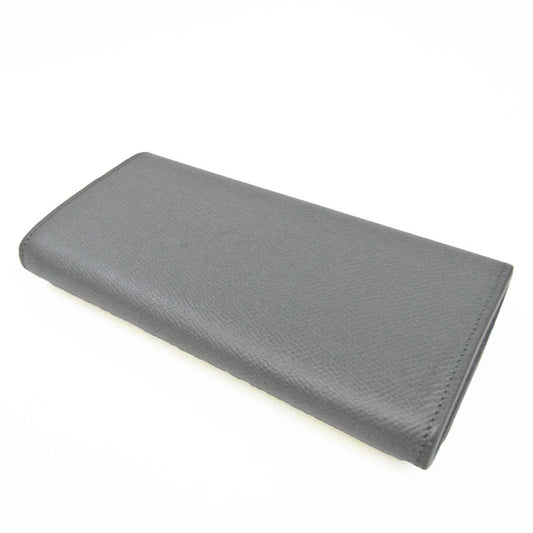 Celine Large Flap Wallet 10B563BEL Women's Calfskin Long Wallet [bi-fold] Gray