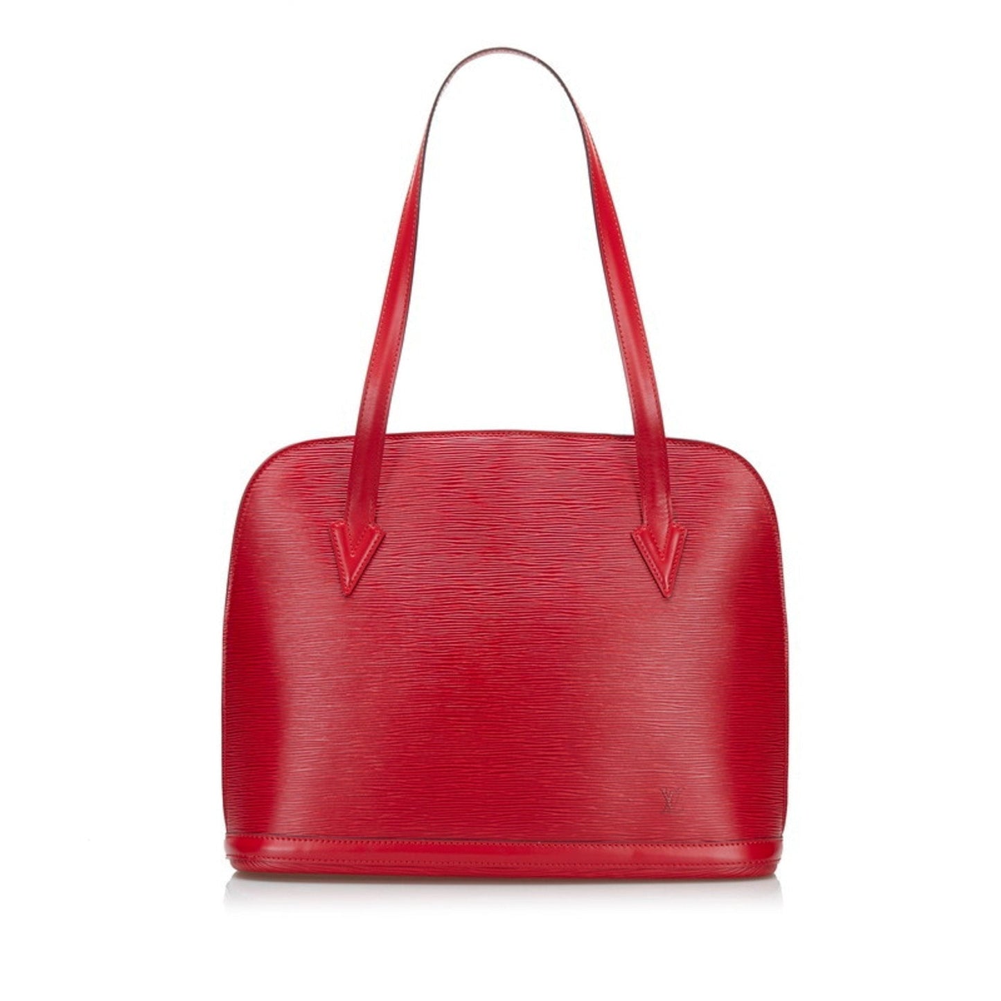 Louis Vuitton Epi Lussac Tote Bag Shoulder M52287 Castilian Red Leather Women's LOUIS VUITTON