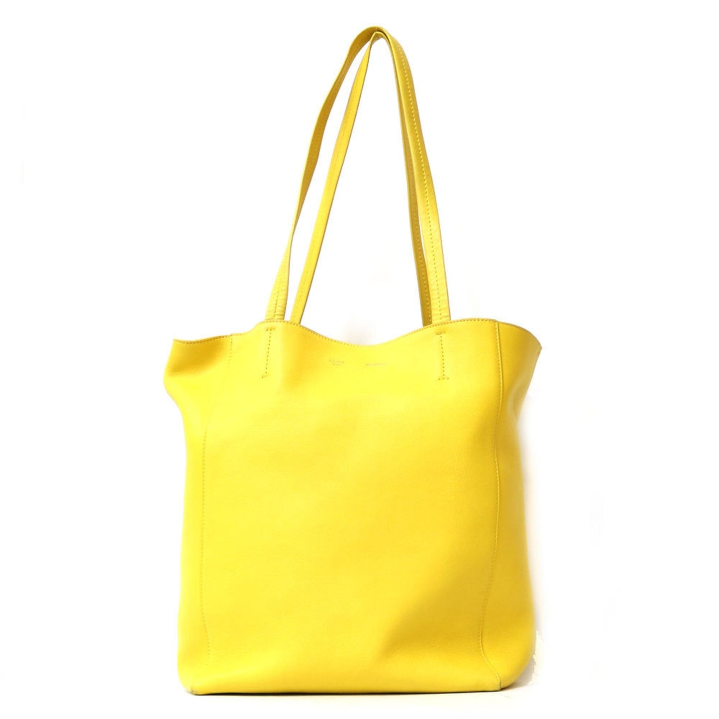 Celine Shoulder Bag Hippo Phantom Tote 2way Yellow Ladies