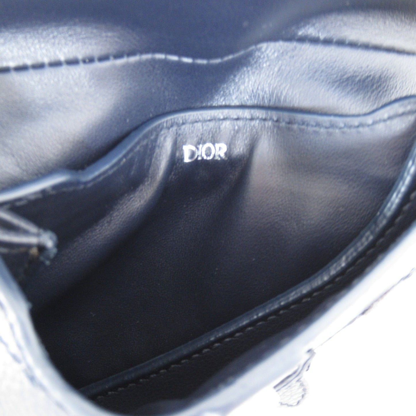 Dior Pouch Navy leather