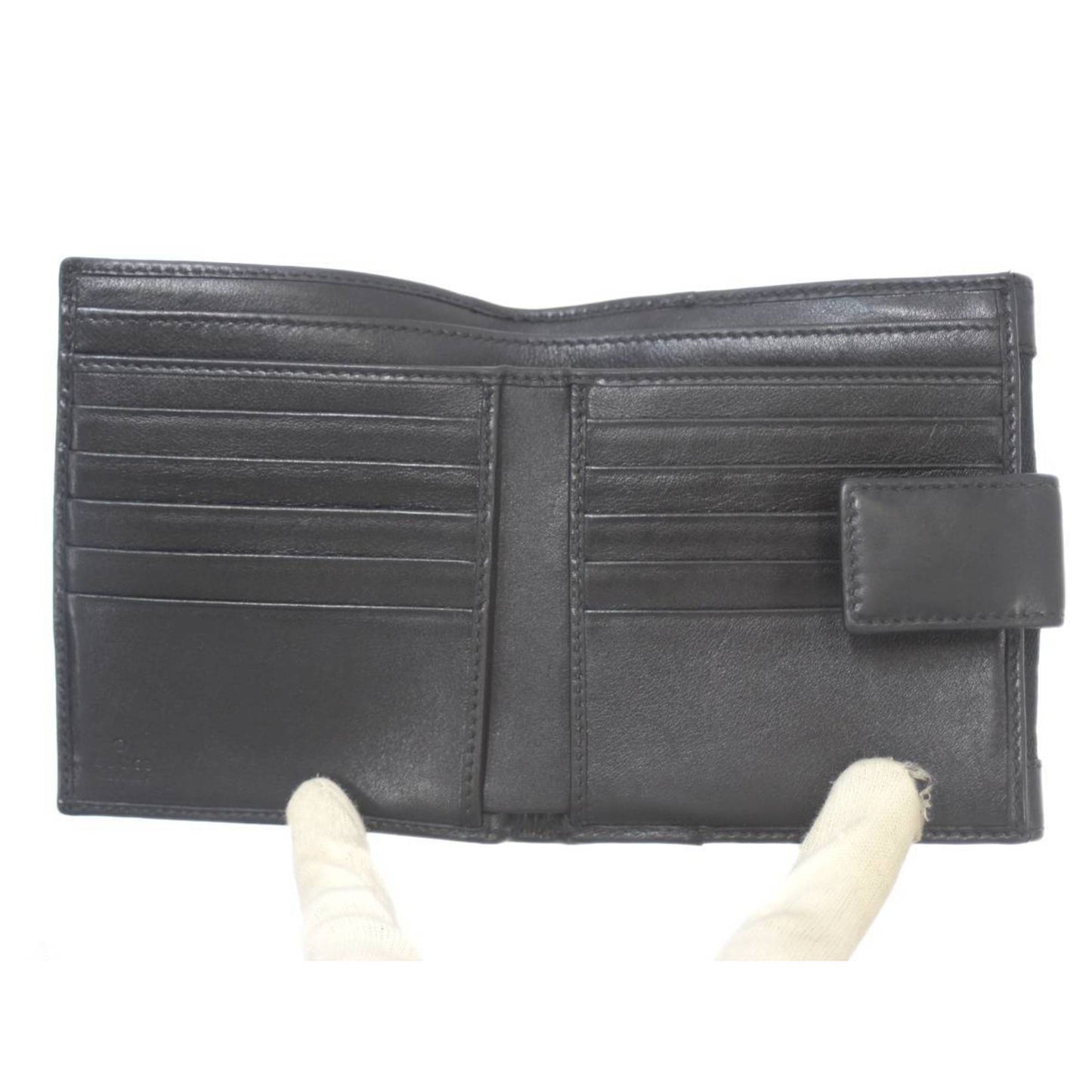 GUCCI Bifold Wallet GG Campus Black