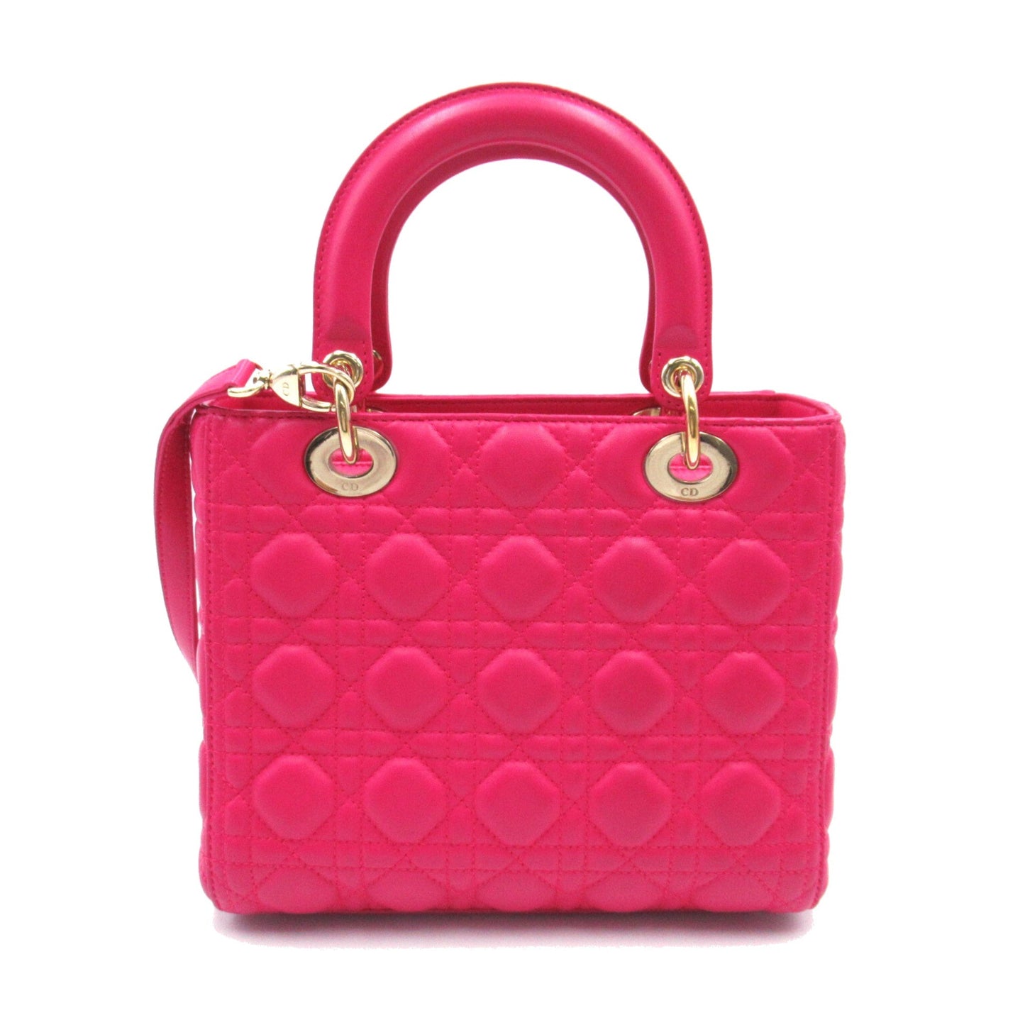 Dior Lady Dior 2way tote Pink Lambskin [sheep leather] 16-BO-0113