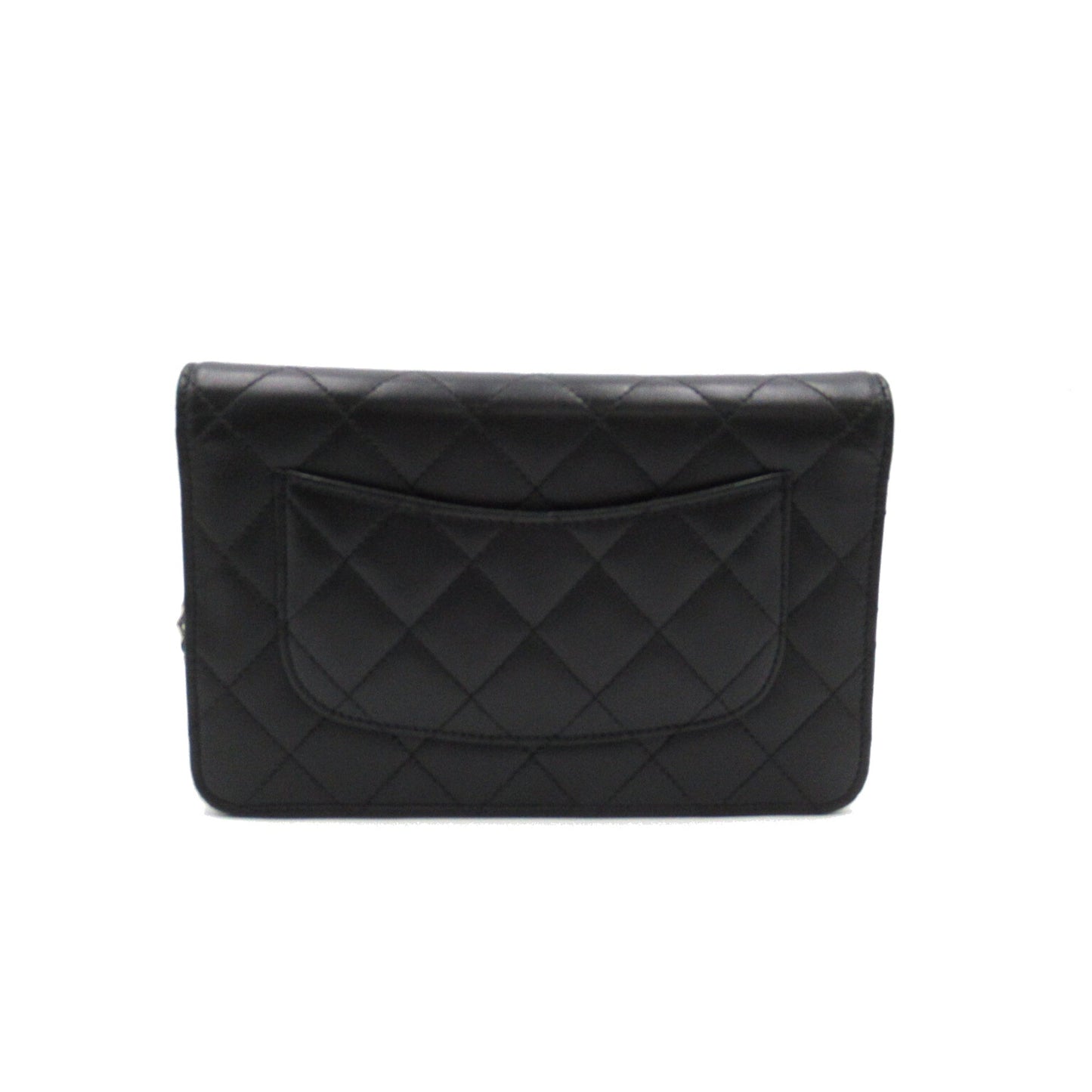 CHANEL Chain wallet Black Lambskin [sheep leather] AP0250