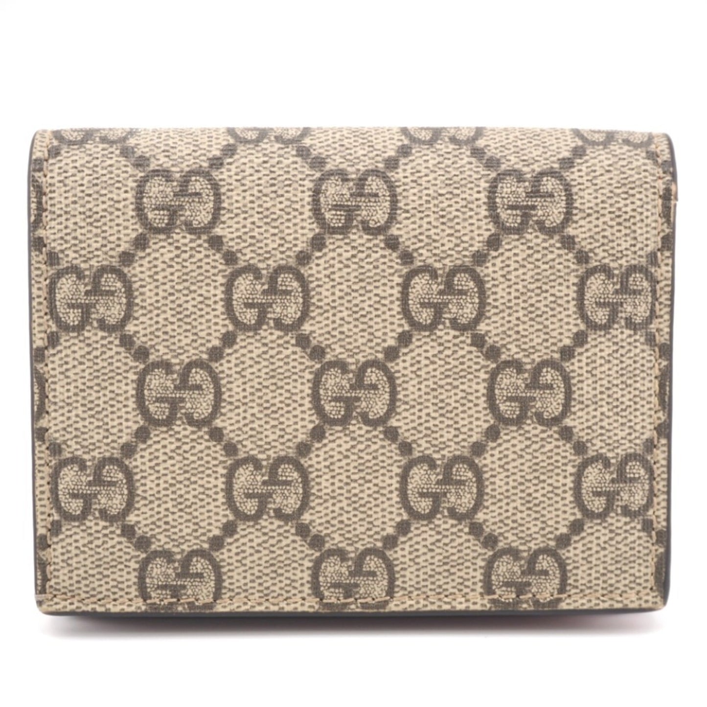 GUCCI 476050 Bifold Wallet Gray Ladies