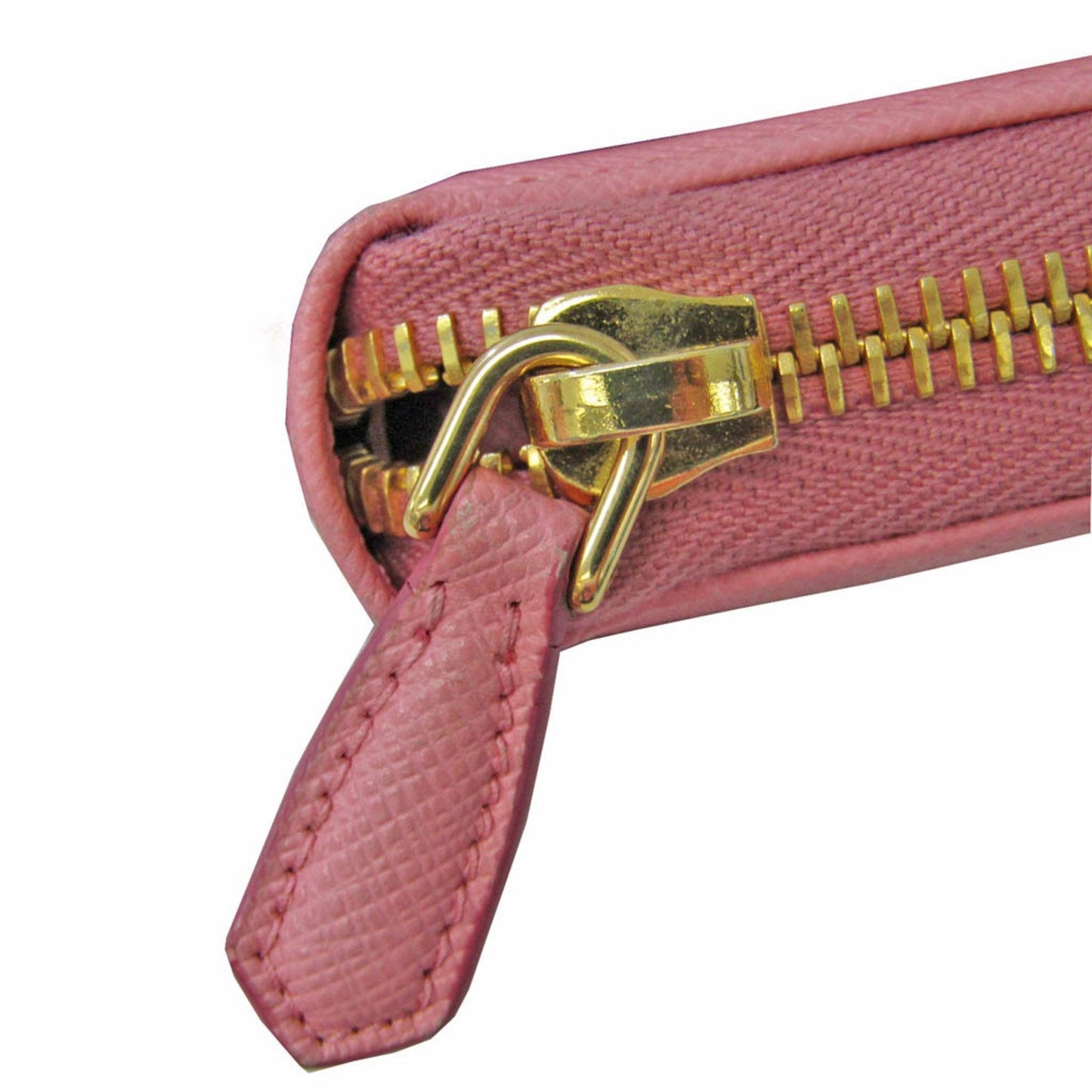 PRADA 1ML506 Women's Saffiano Metal Long Wallet [bi-fold] Pink