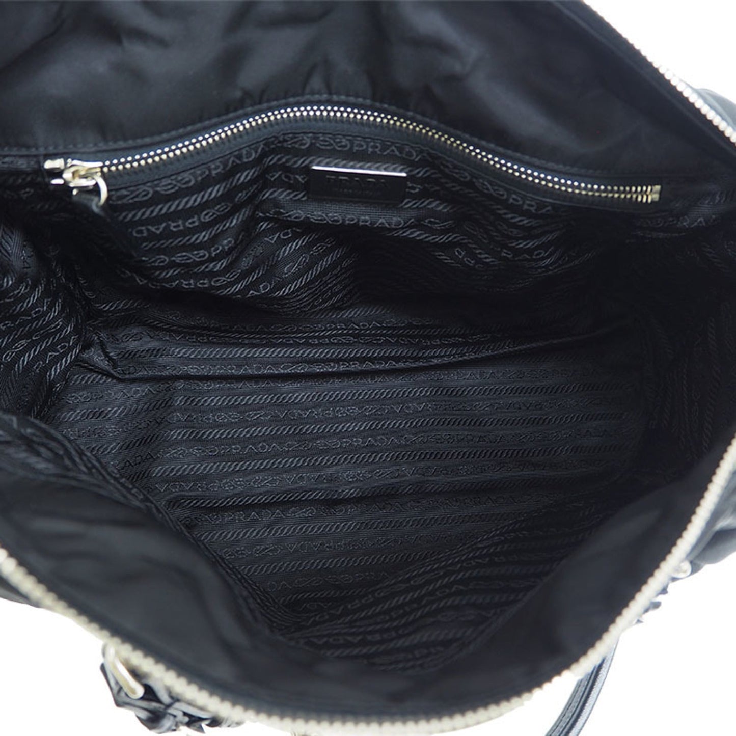 Prada Quilted Chain Shoulder Bag Black BR2234 Tote